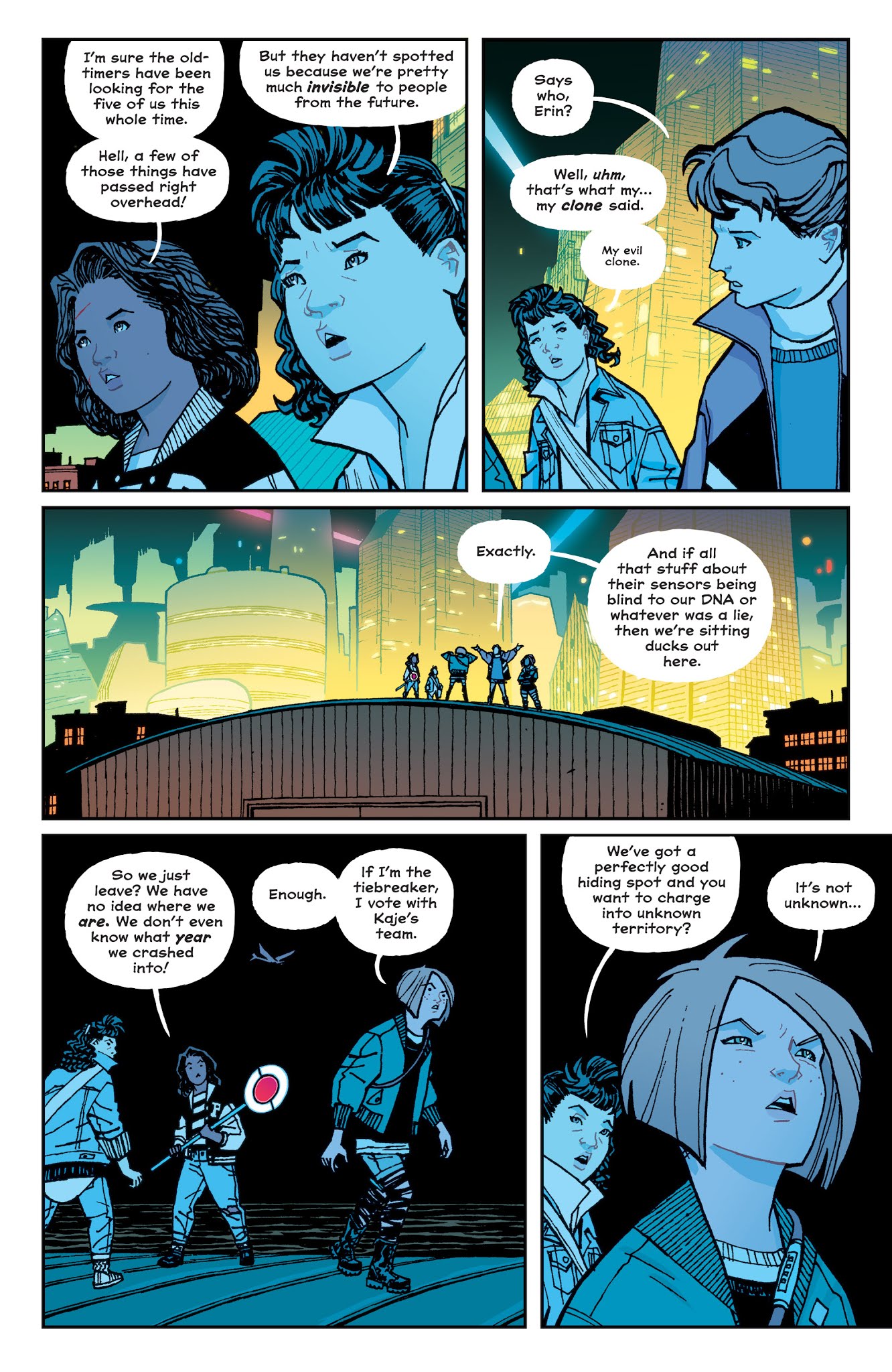 Read online Paper Girls comic -  Issue #21 - 12