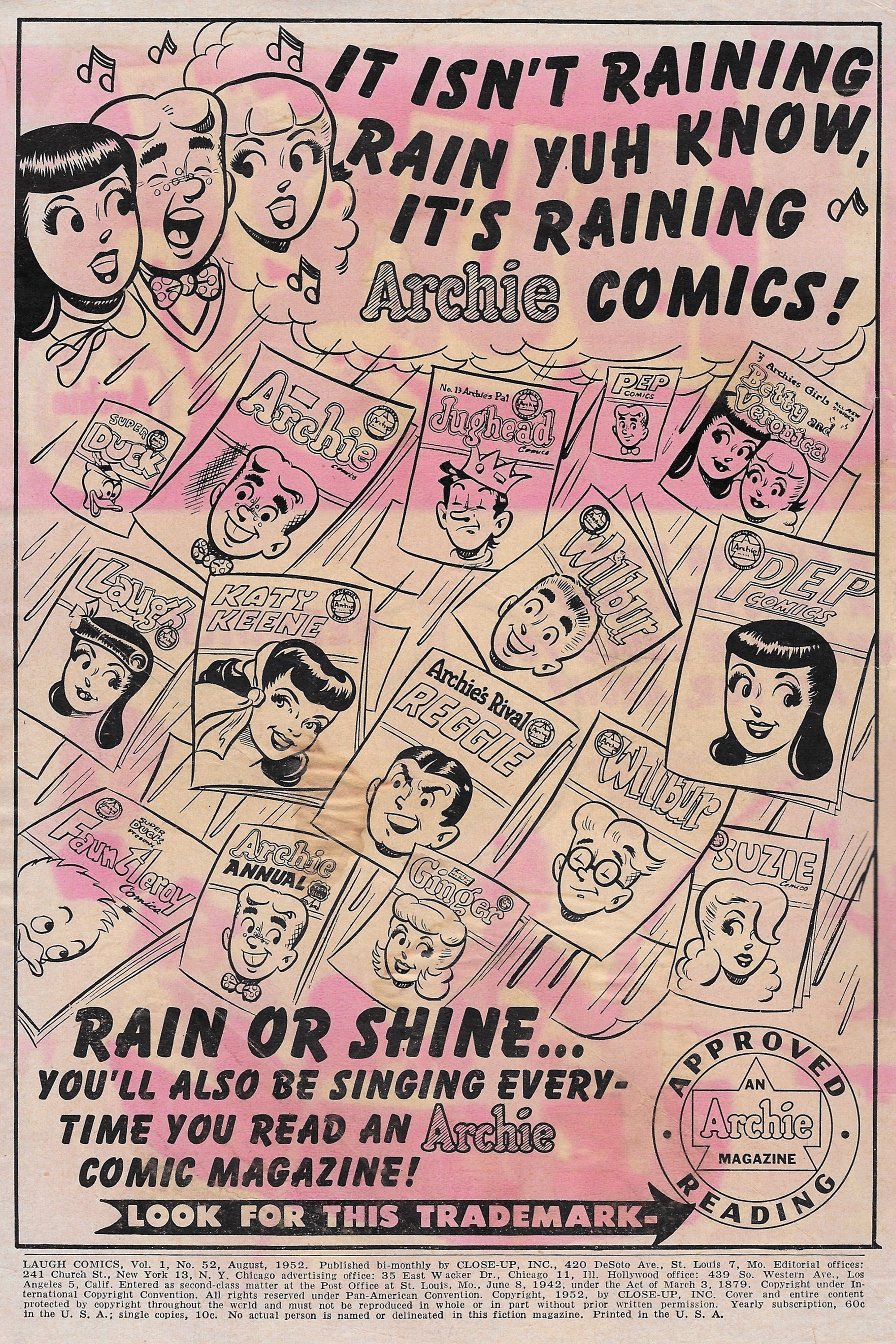 Read online Laugh (Comics) comic -  Issue #52 - 2