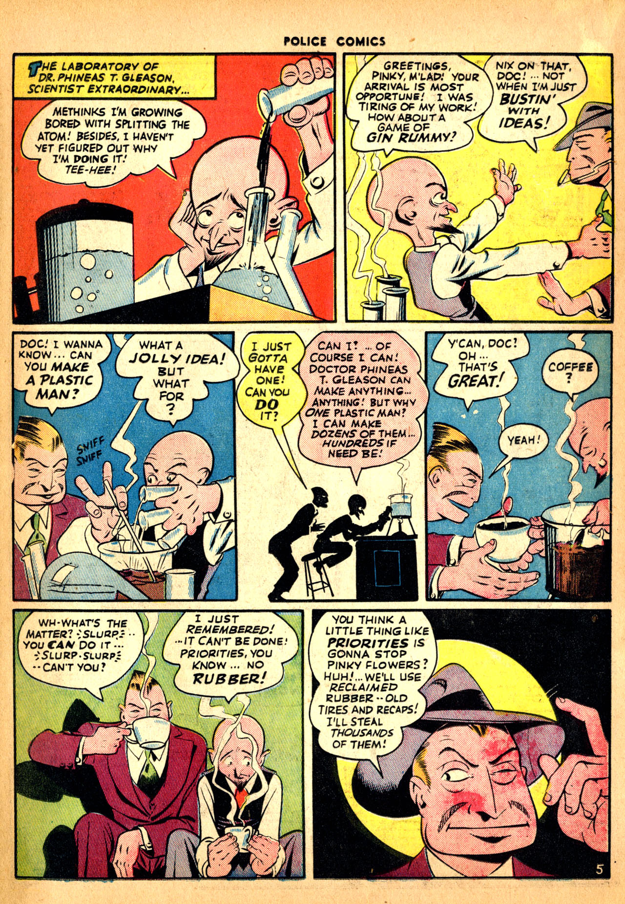 Read online Police Comics comic -  Issue #24 - 7