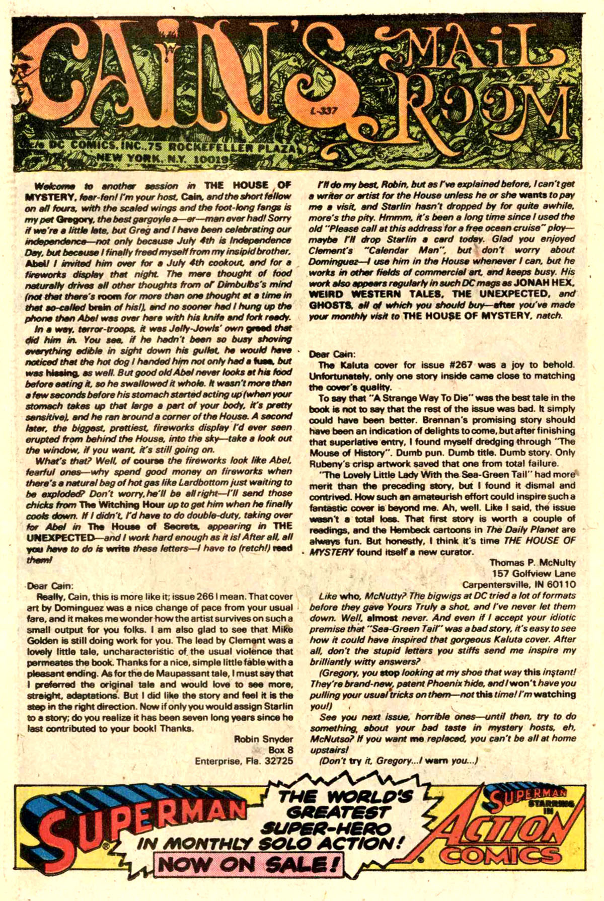 Read online House of Mystery (1951) comic -  Issue #273 - 22