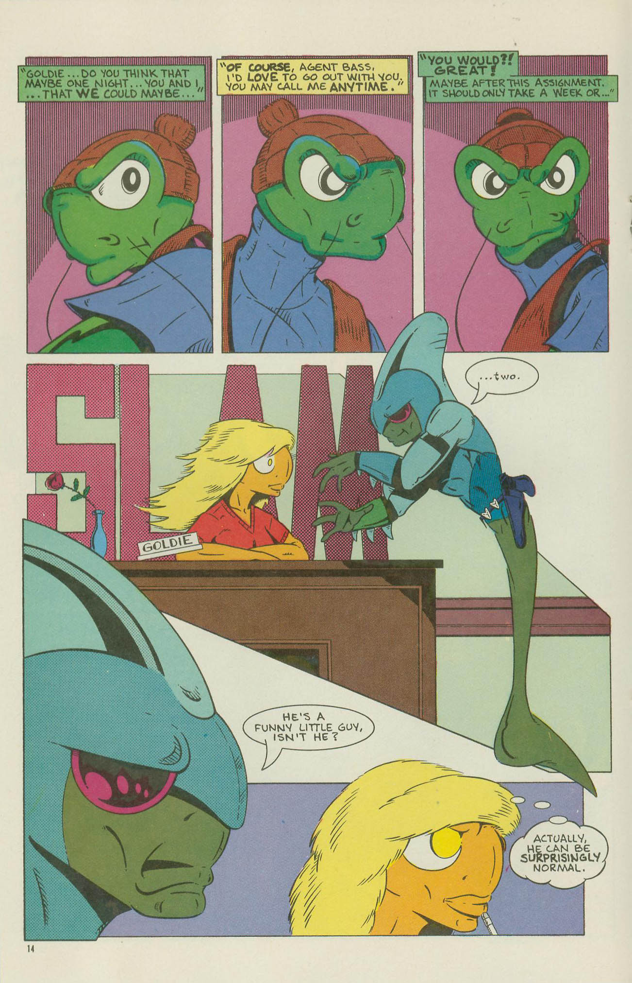Read online The Fish Police comic -  Issue #8 - 16