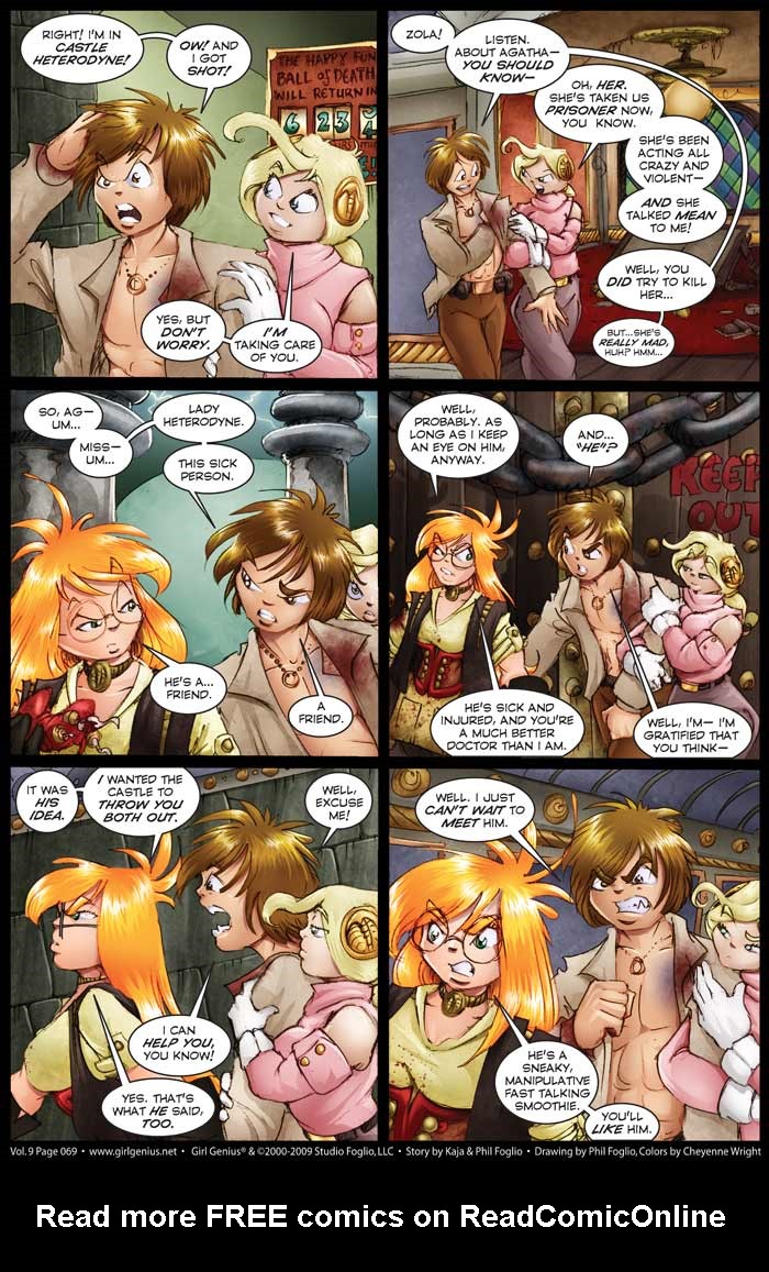 Read online Girl Genius (2002) comic -  Issue #9 - 70