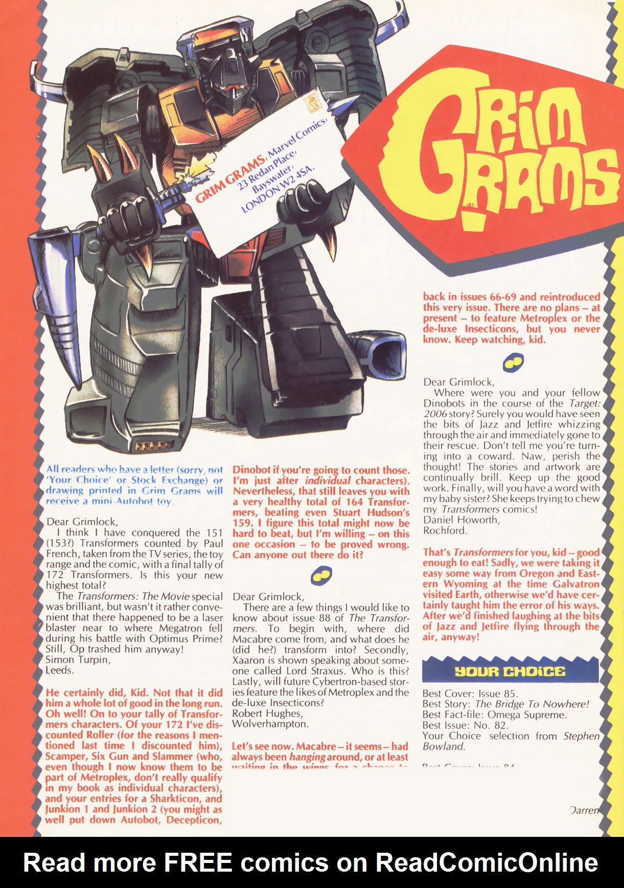 Read online The Transformers (UK) comic -  Issue #98 - 15