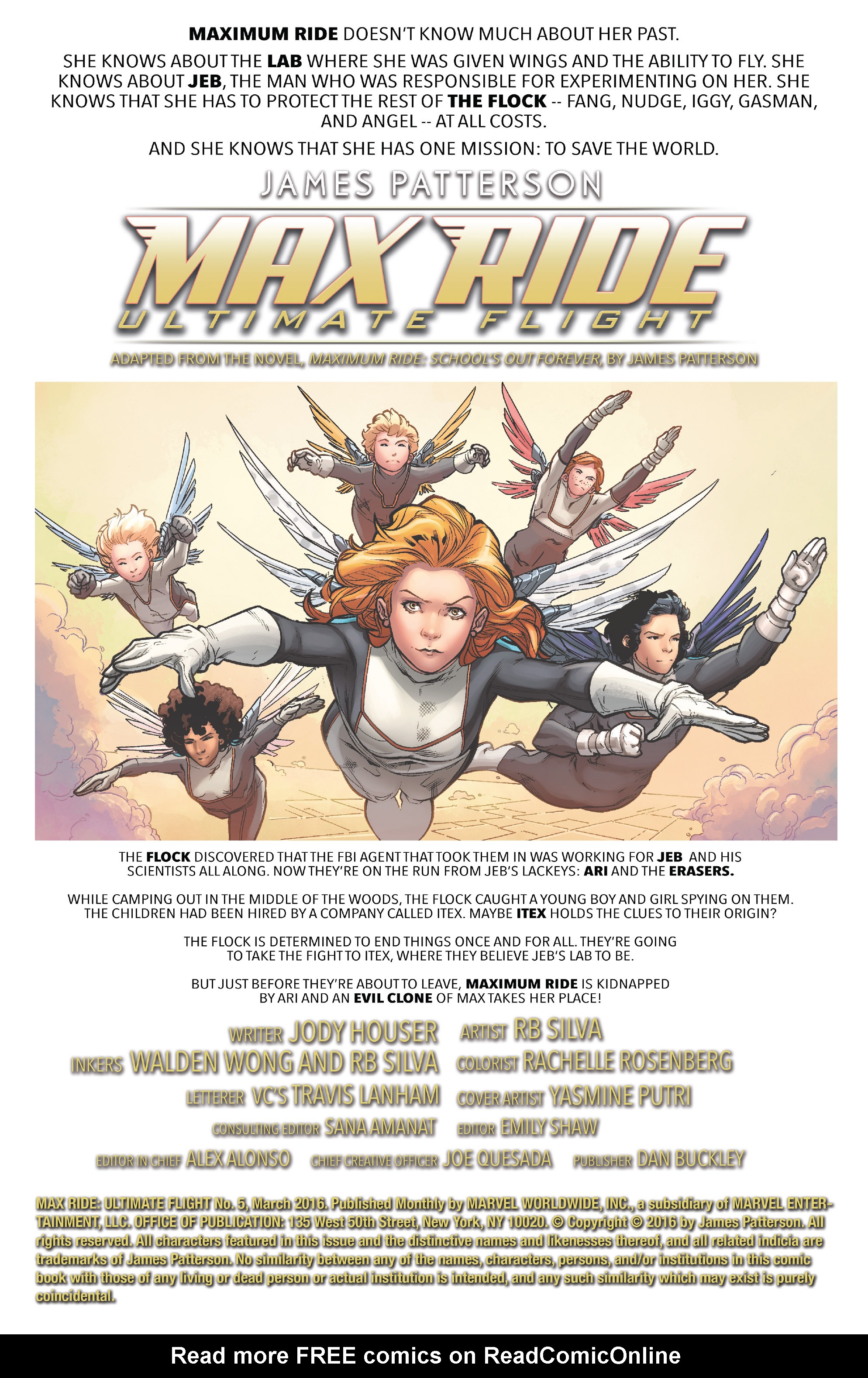 Read online Max Ride: Ultimate Flight comic -  Issue #5 - 2