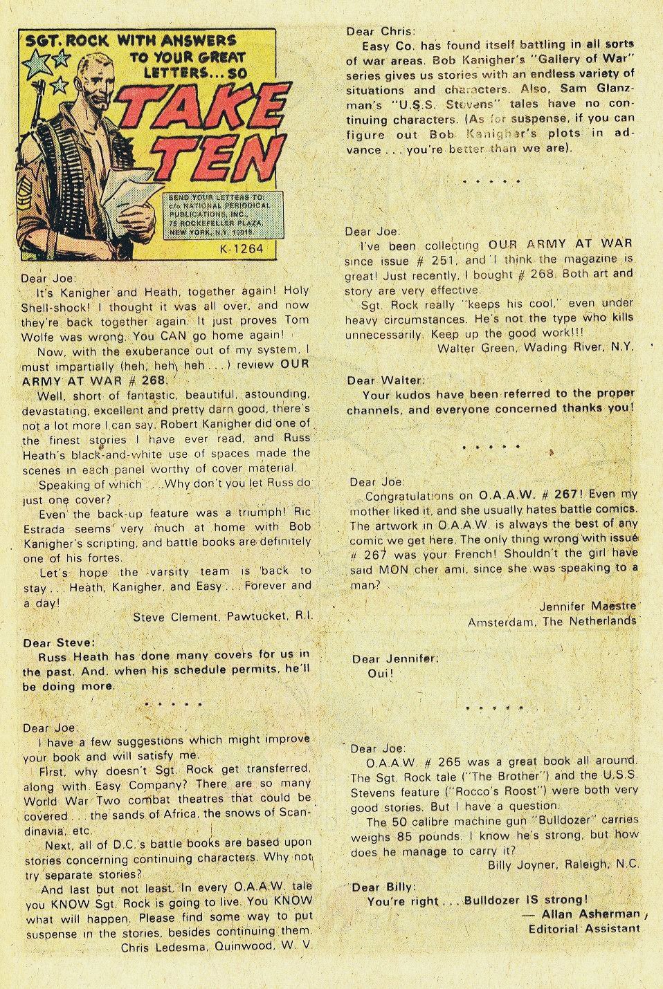 Read online Our Army at War (1952) comic -  Issue #273 - 21