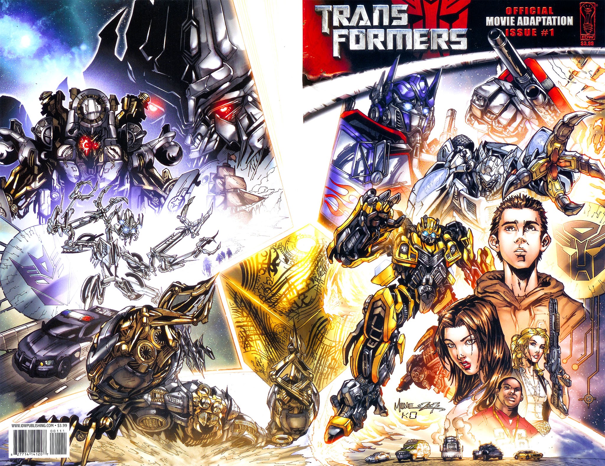 Read online Transformers: The Movie Adaptation comic -  Issue #1 - 1