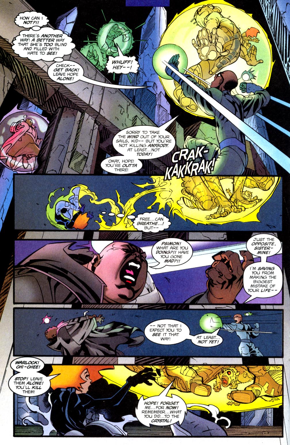 Read online Warlock (1999) comic -  Issue #3 - 16