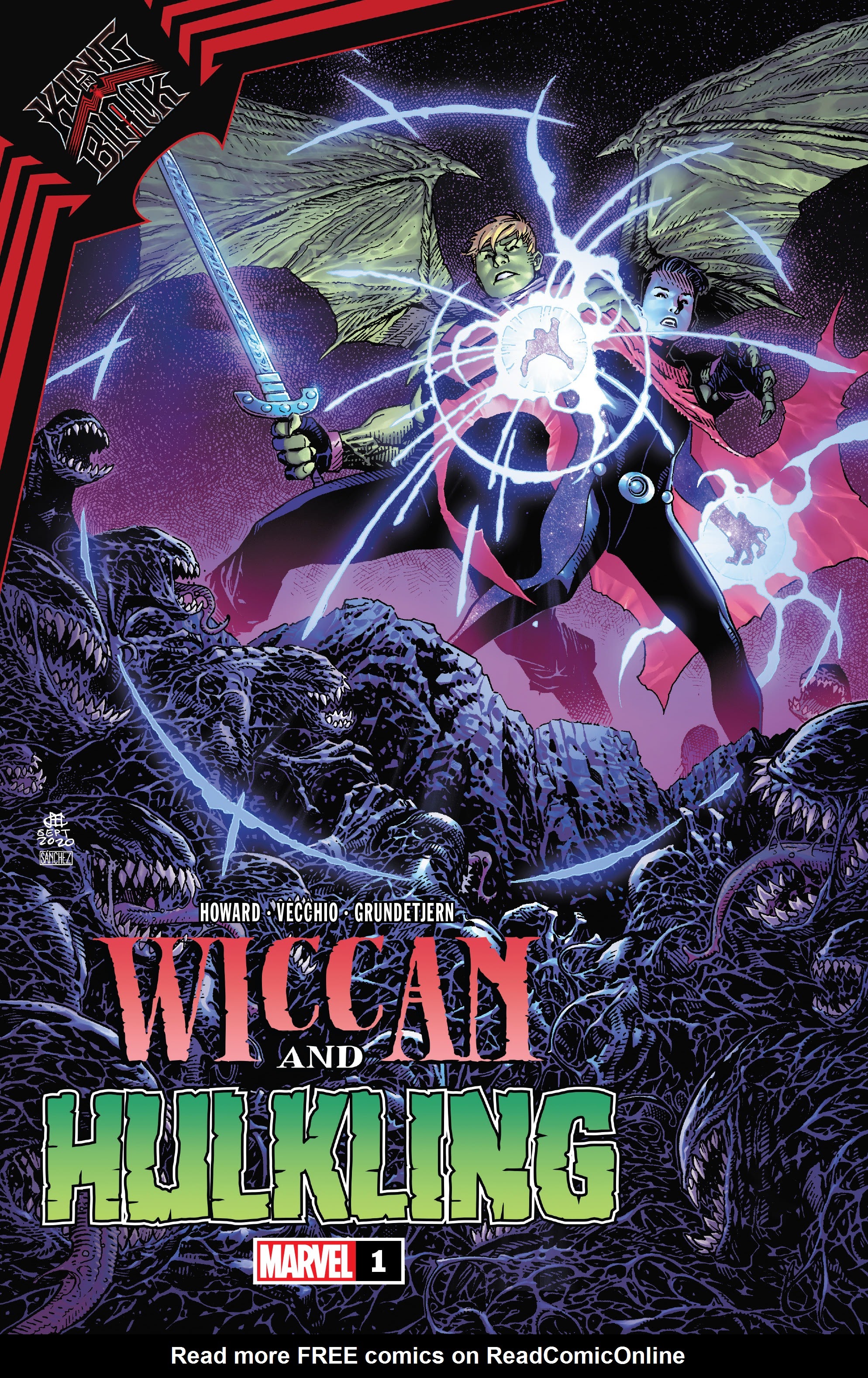 Read online King In Black One-Shots comic -  Issue # Wiccan and Hulking - 1