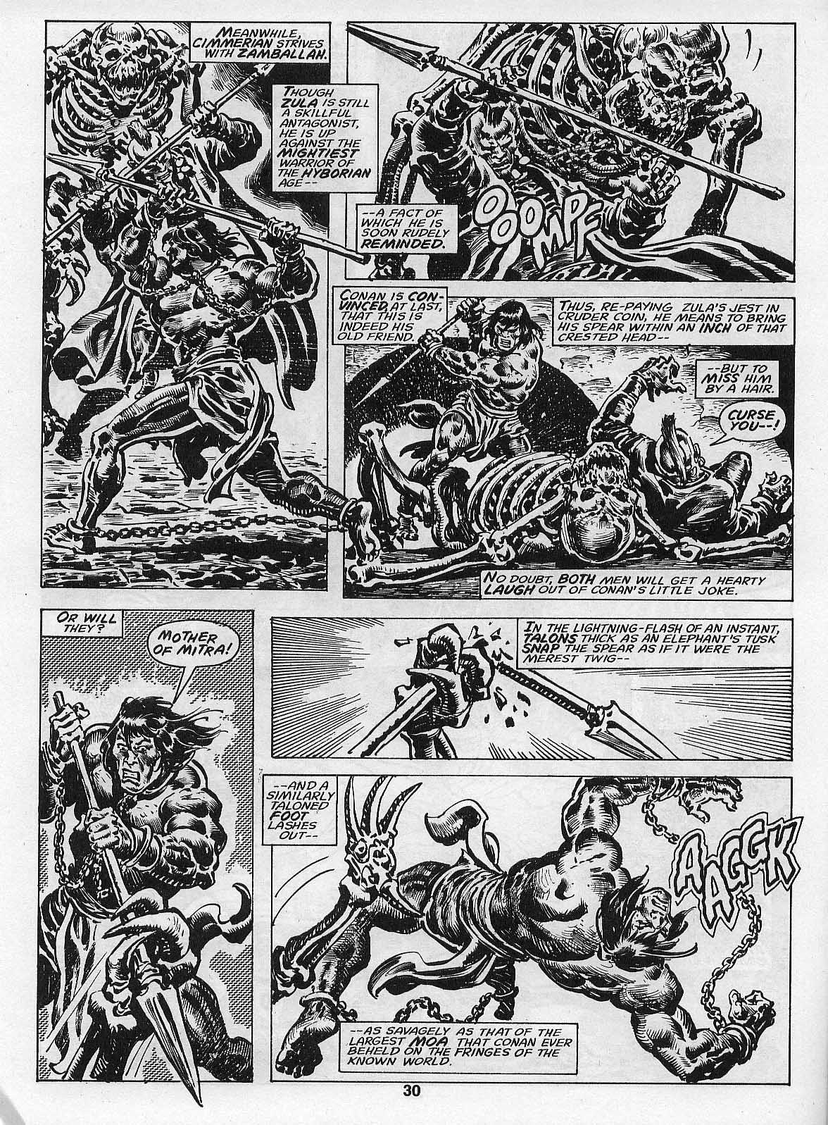 Read online The Savage Sword Of Conan comic -  Issue #205 - 32