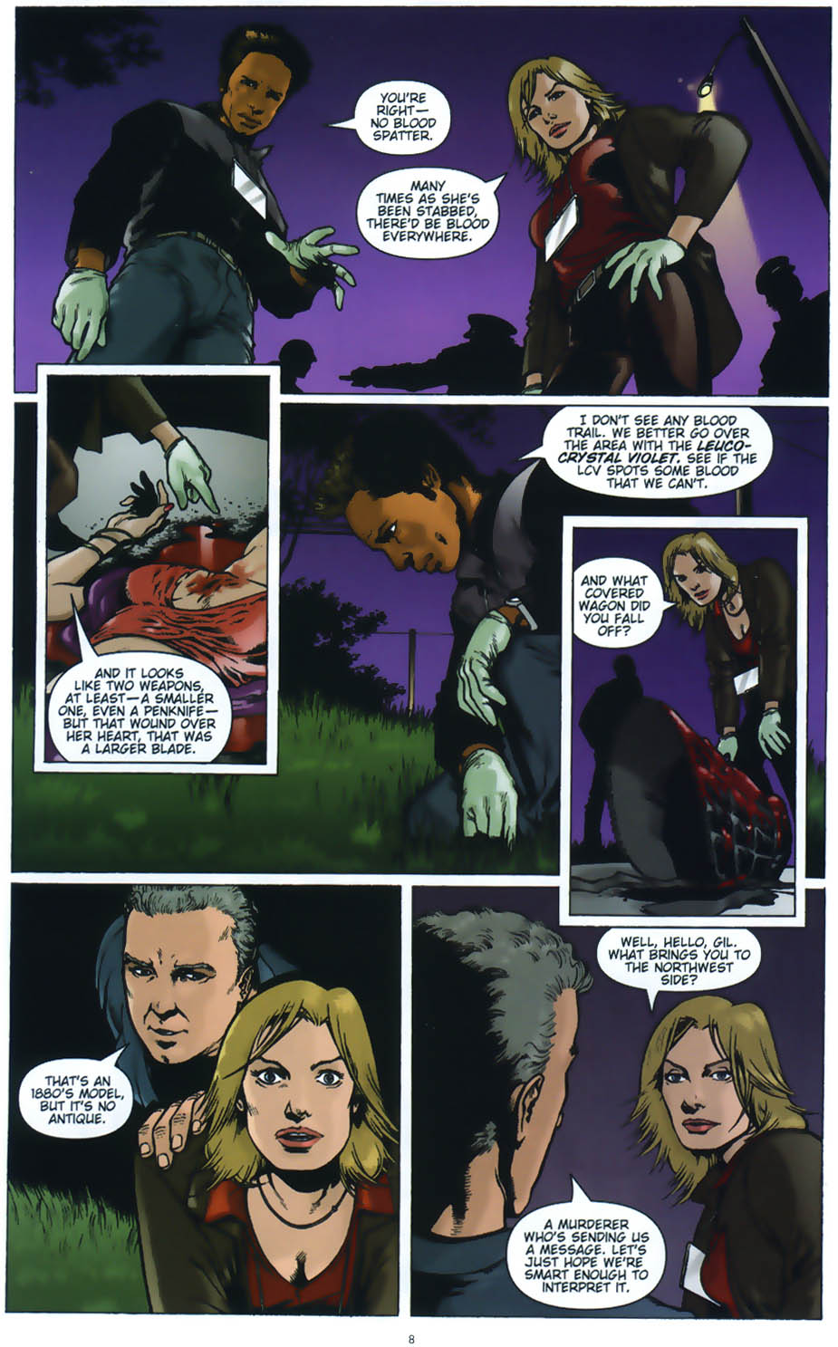 Read online CSI: Crime Scene Investigation comic -  Issue #1 - 11