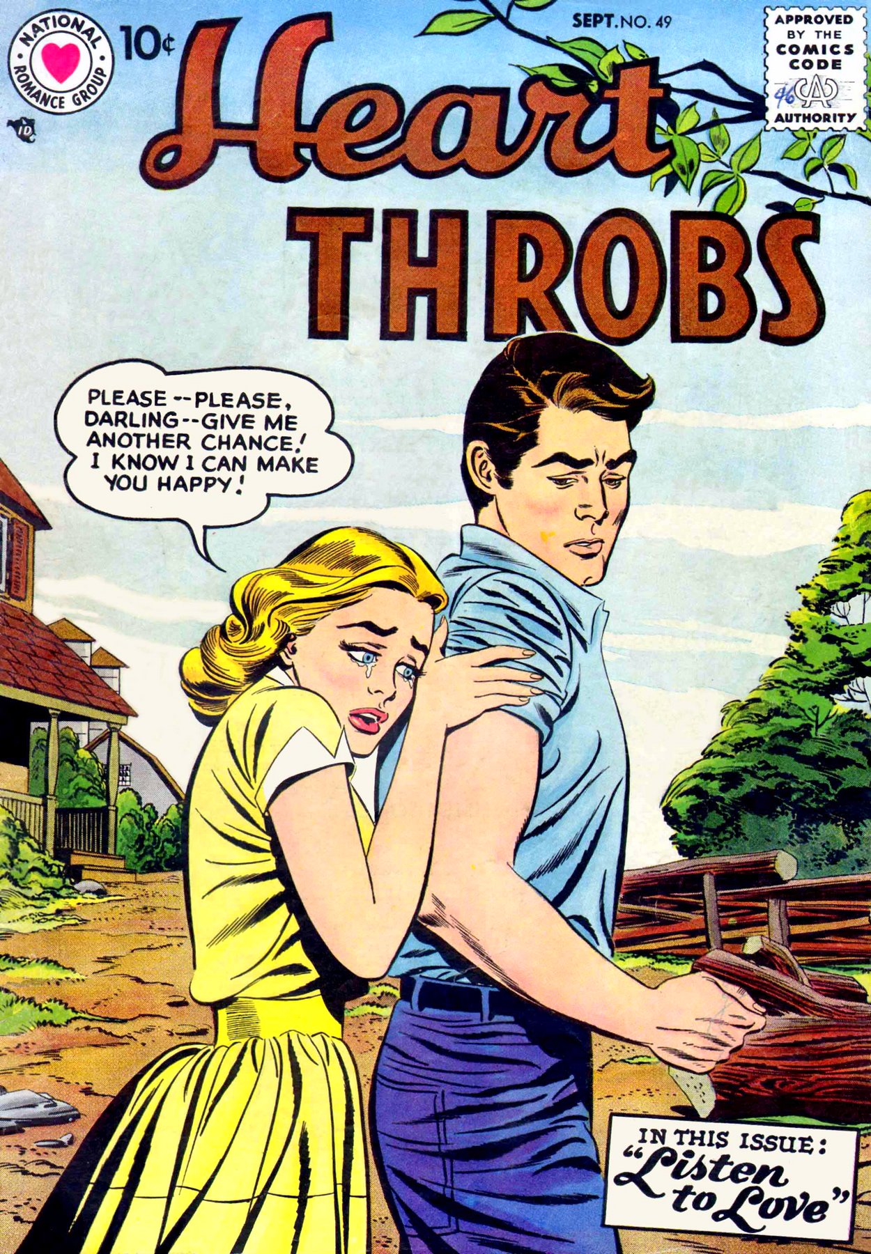 Read online Heart Throbs comic -  Issue #49 - 1