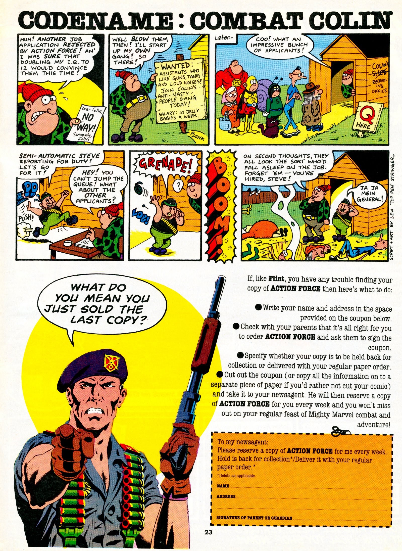 Read online Action Force comic -  Issue #12 - 23