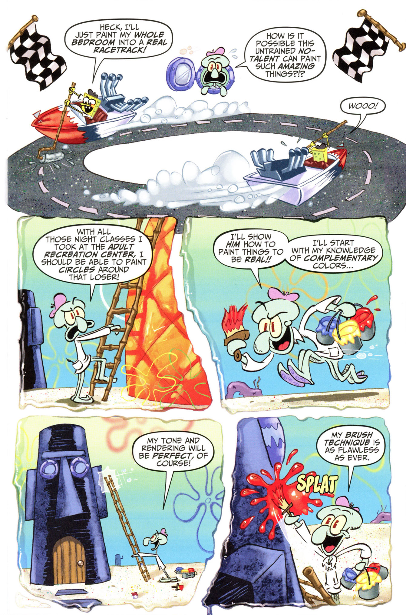 Read online Spongebob Freestyle Funnies comic -  Issue # FCBD 2013 - 9