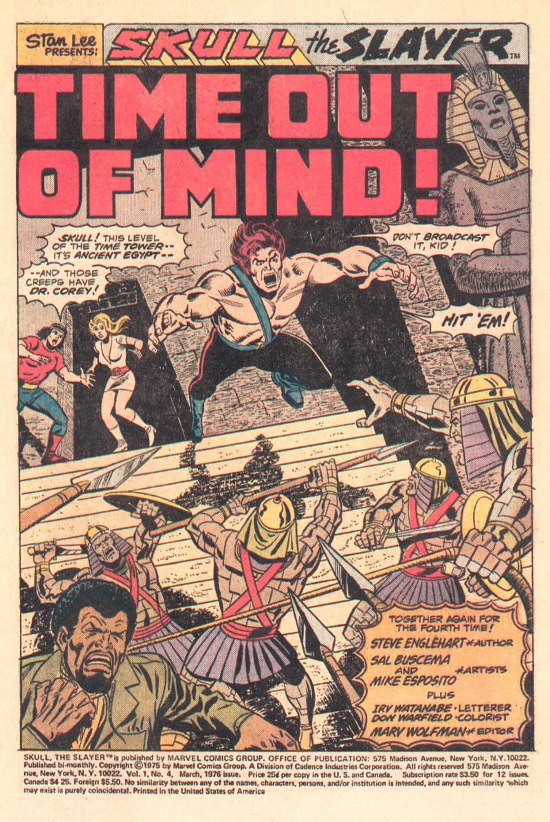 Read online Skull The Slayer comic -  Issue #4 - 2