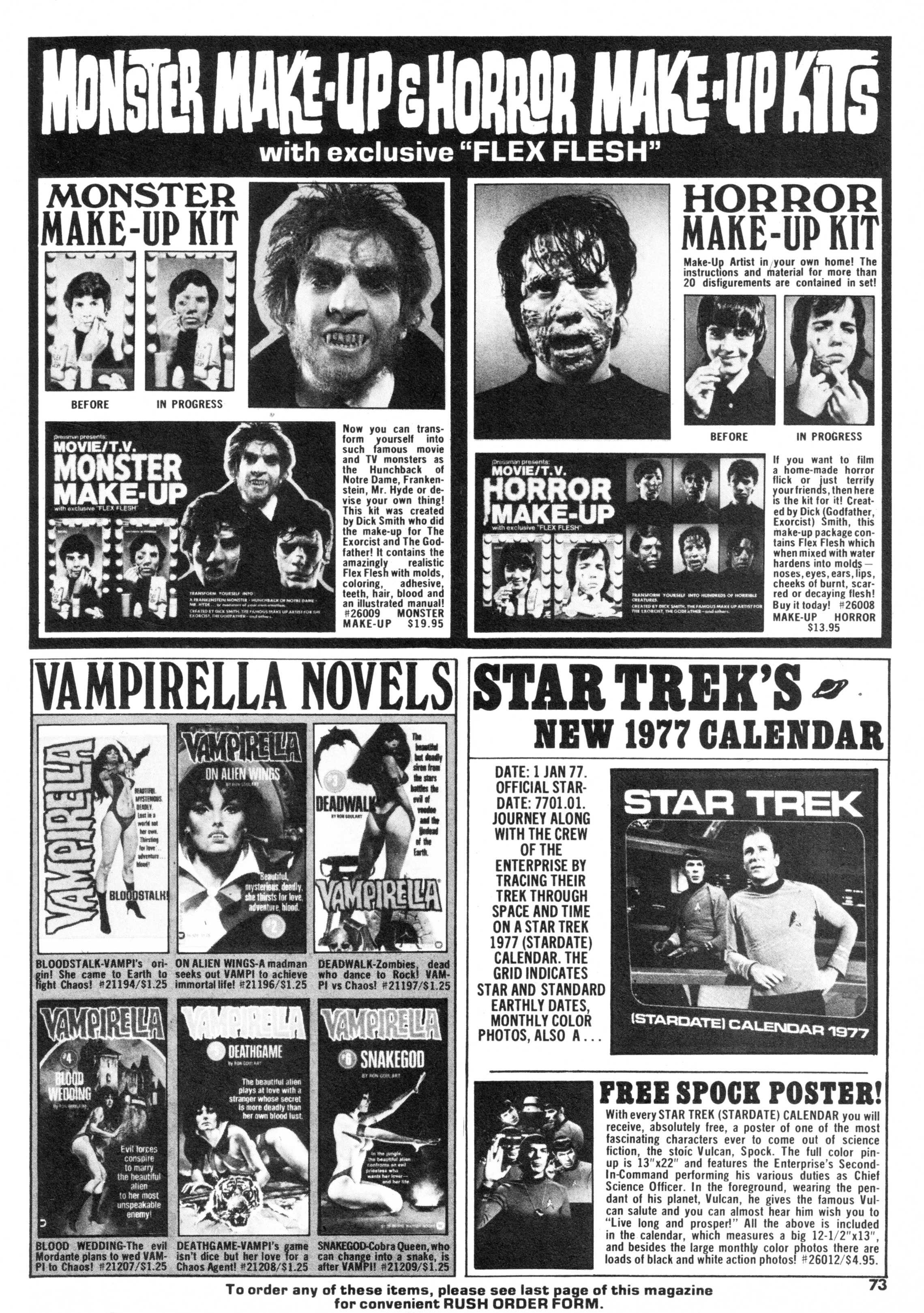 Read online Vampirella (1969) comic -  Issue #62 - 73
