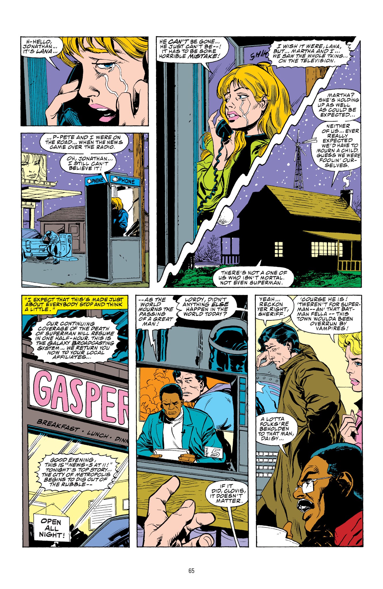 Read online Superman: Funeral For A Friend comic -  Issue # TPB - 60