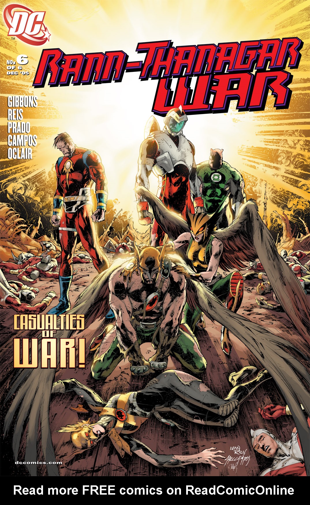 Read online Rann/Thanagar War comic -  Issue #6 - 1