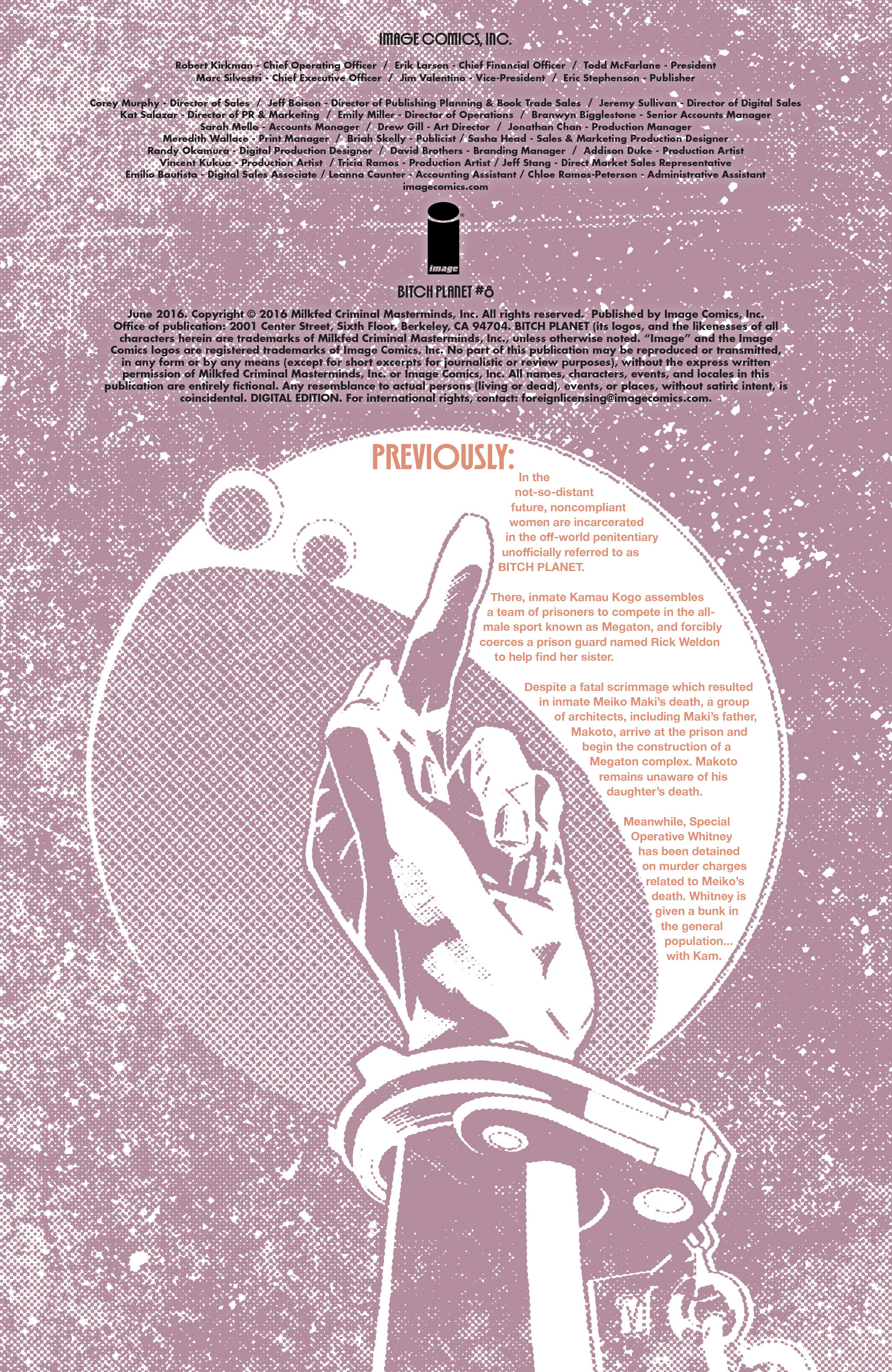 Read online Bitch Planet comic -  Issue #8 - 2