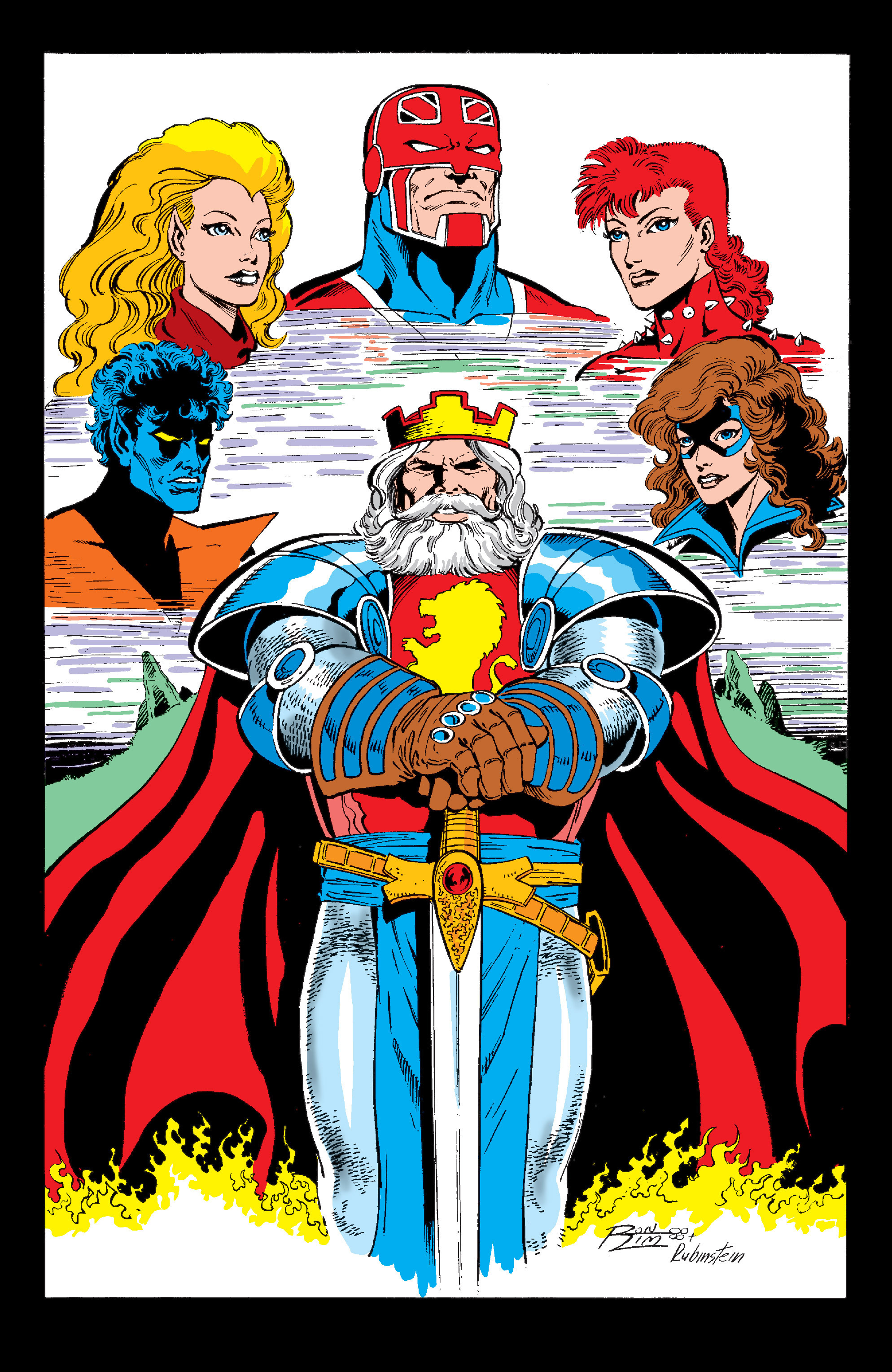 Read online Excalibur (1988) comic -  Issue #8 - 25