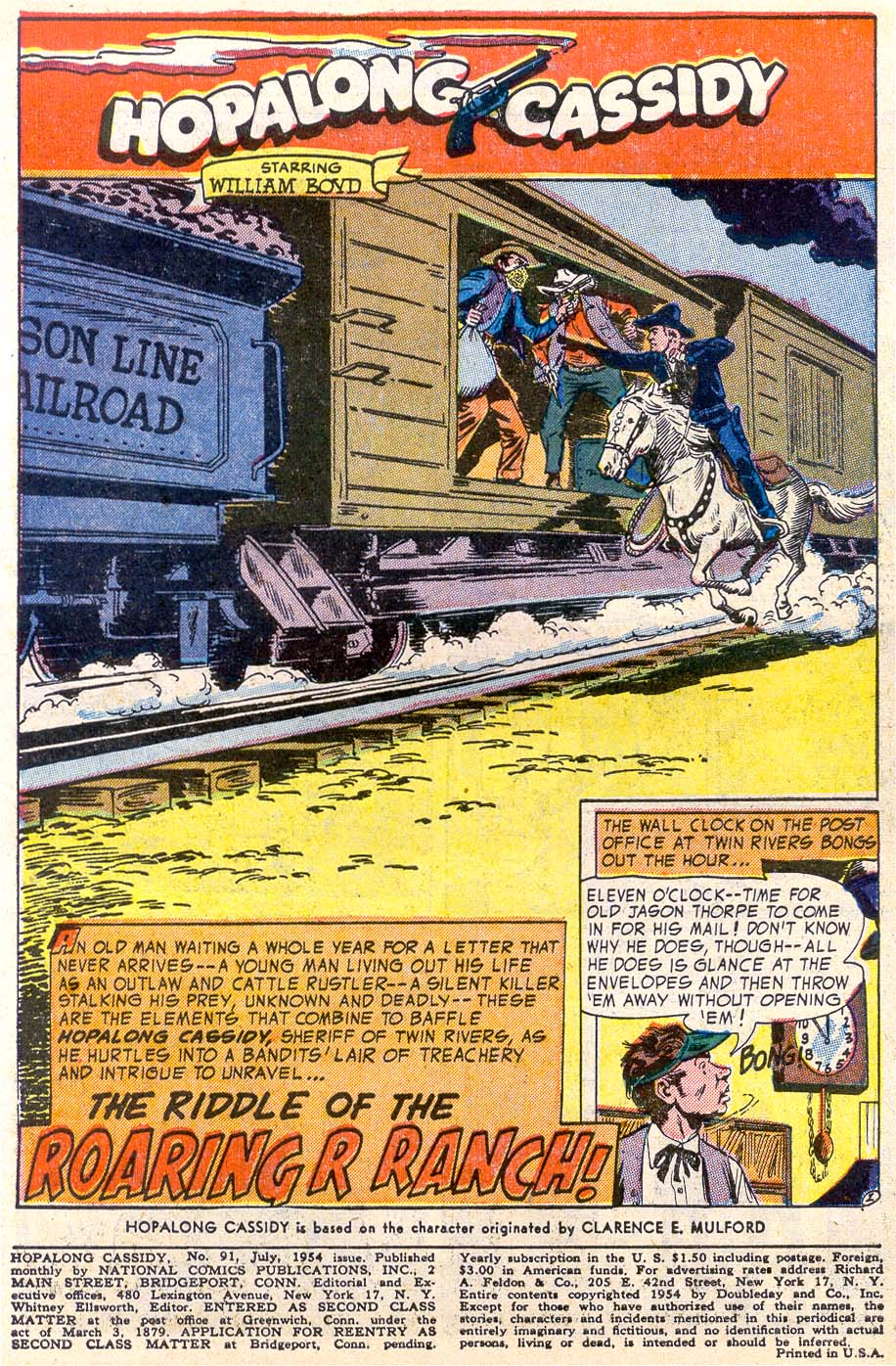 Read online Hopalong Cassidy comic -  Issue #91 - 3