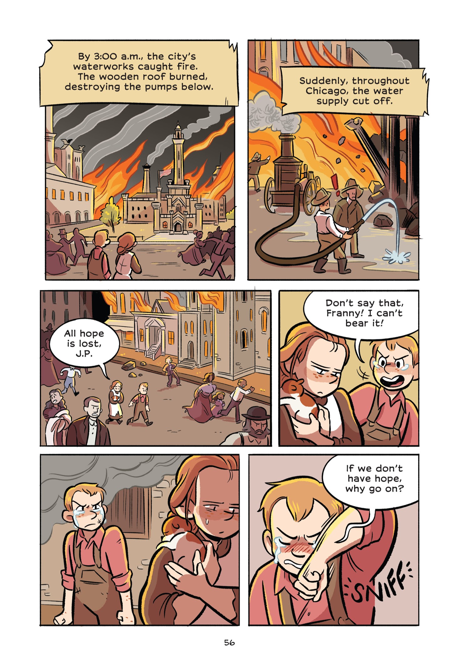Read online History Comics comic -  Issue # The Great Chicago Fire: Rising From the Ashes - 65