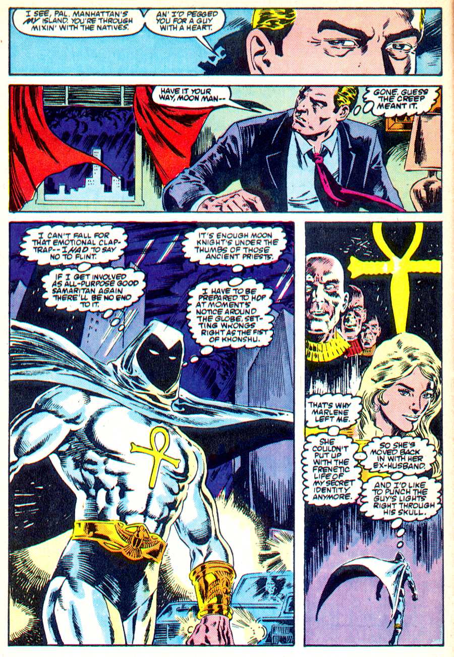 Read online Moon Knight (1985) comic -  Issue #4 - 7