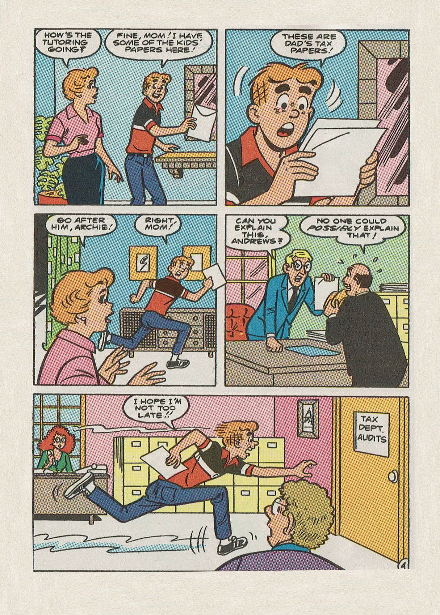 Read online Archie Annual Digest Magazine comic -  Issue #59 - 62