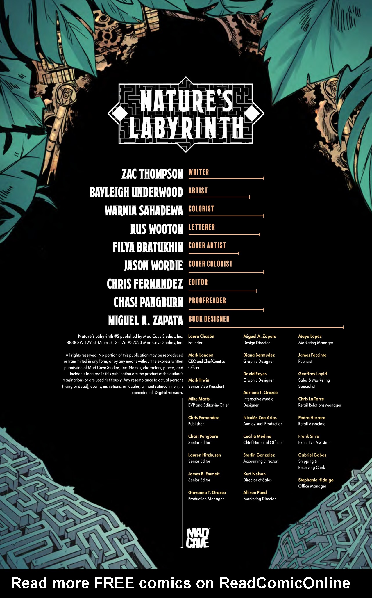 Read online Nature's Labyrinth comic -  Issue #5 - 2