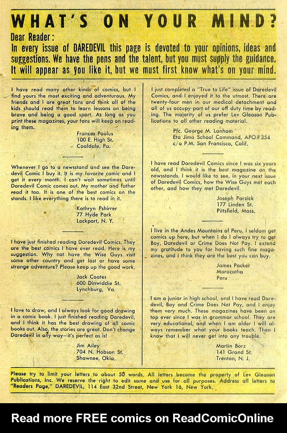 Read online Daredevil (1941) comic -  Issue #66 - 47