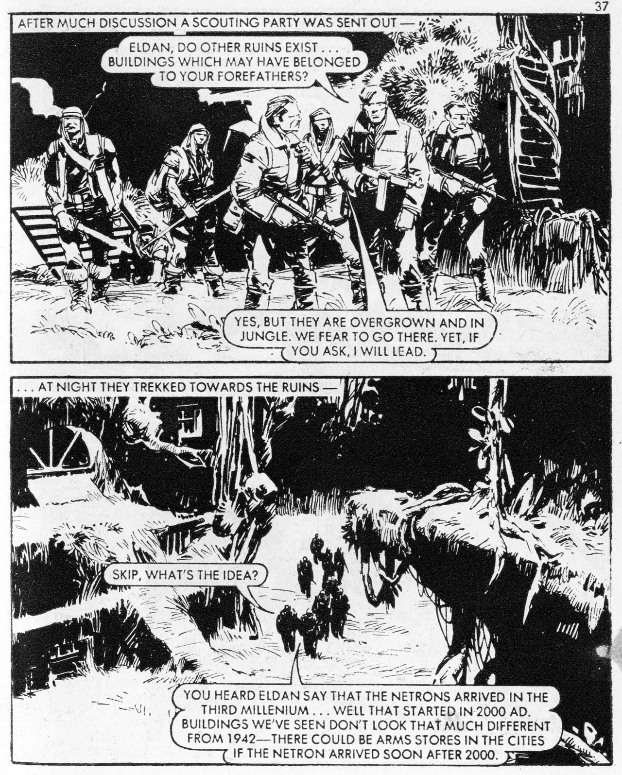 Read online Starblazer comic -  Issue #105 - 37