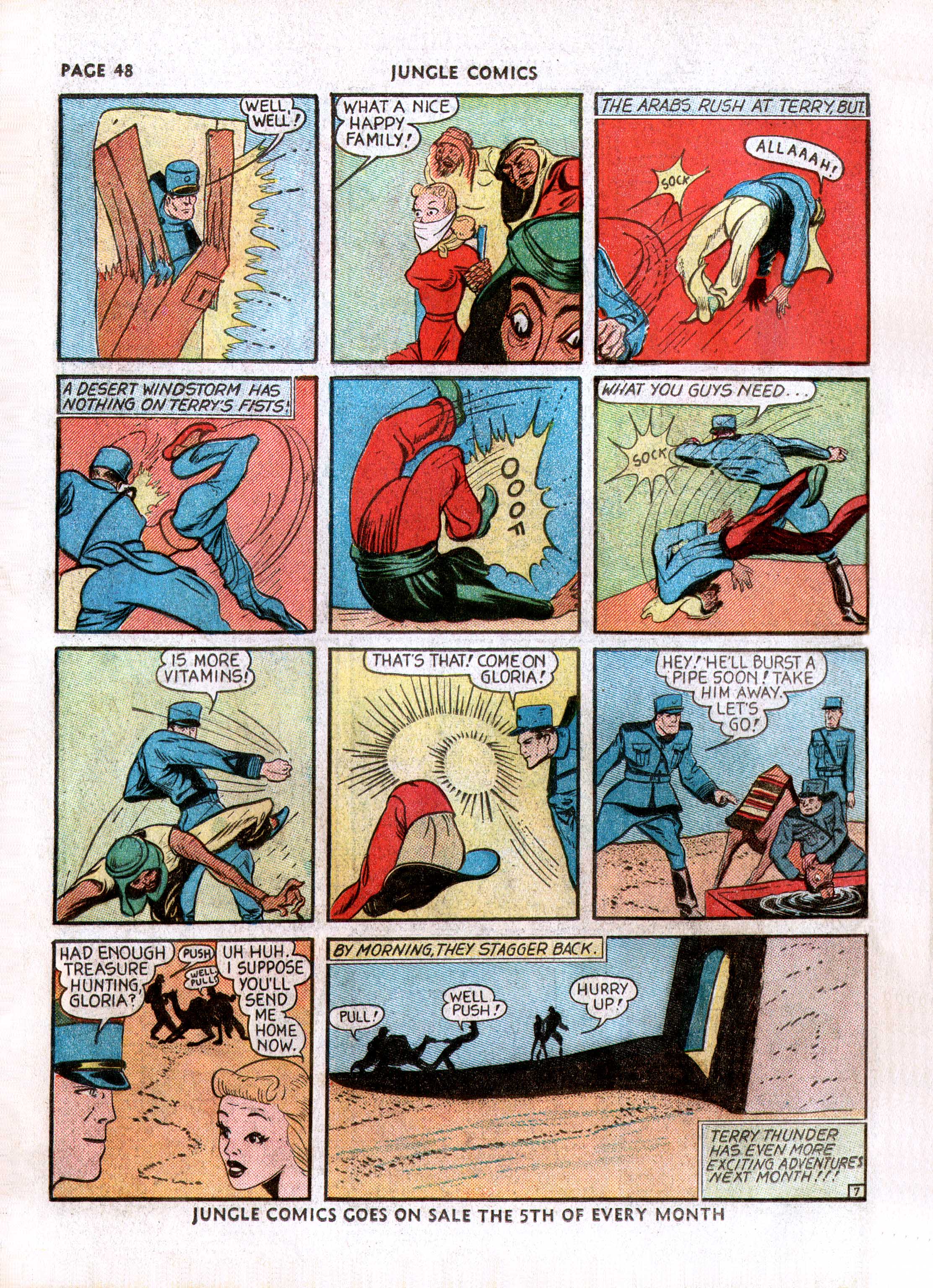 Read online Jungle Comics comic -  Issue #7 - 50