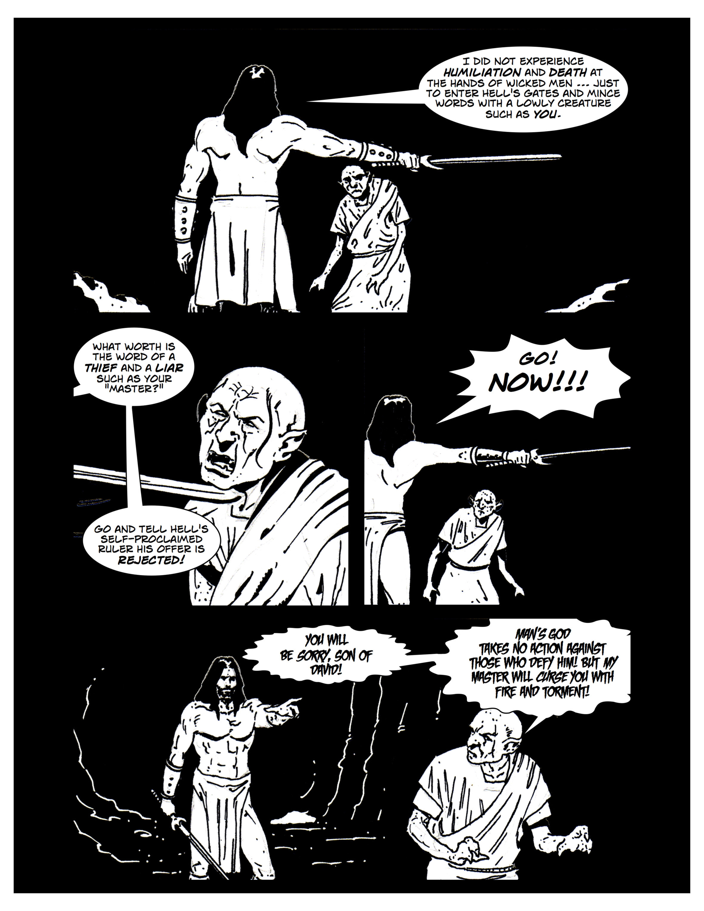 Read online Jesus Christ Demon Slayer comic -  Issue #1 - 12