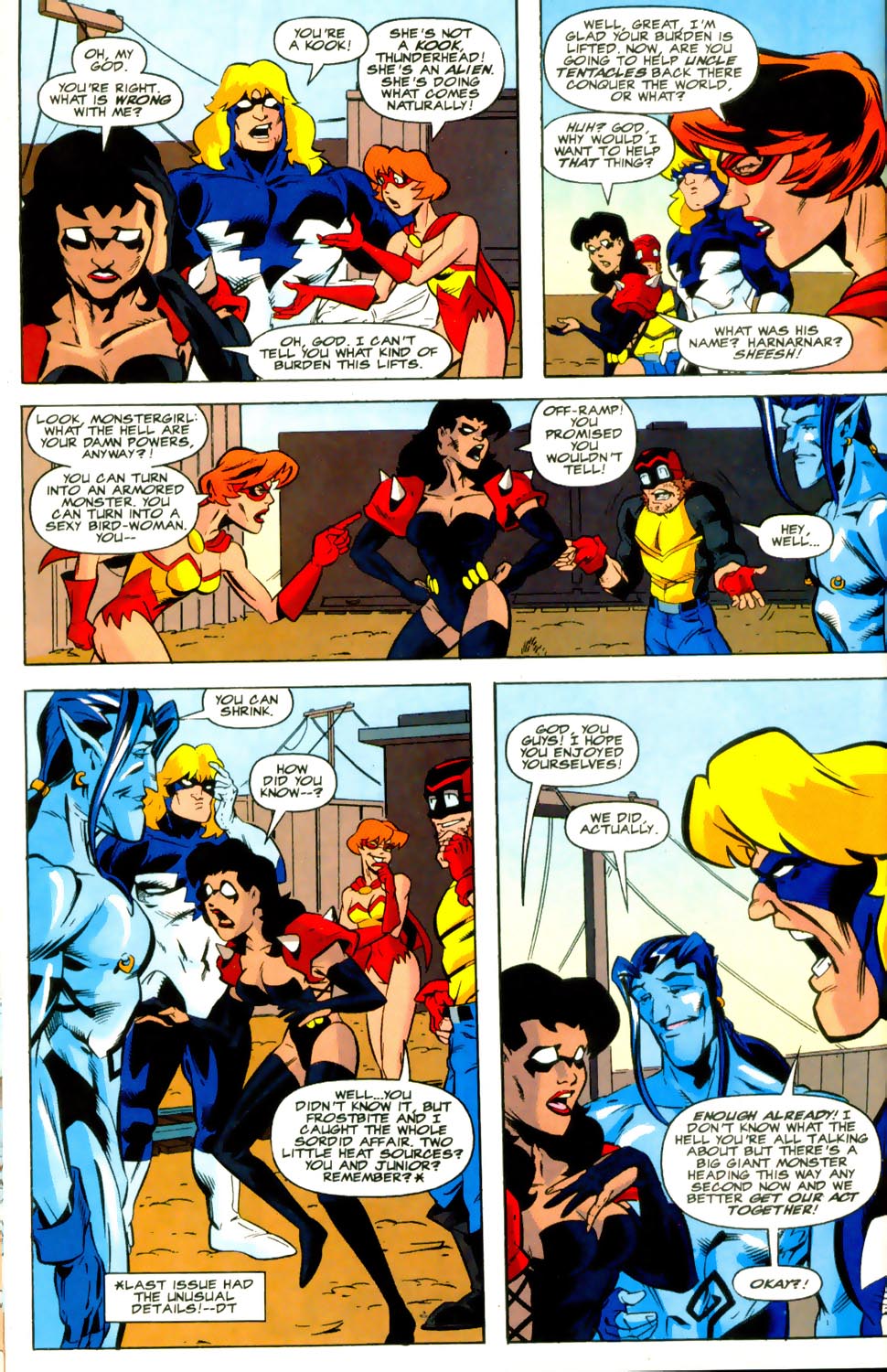 Read online Young Heroes in Love comic -  Issue #17 - 12