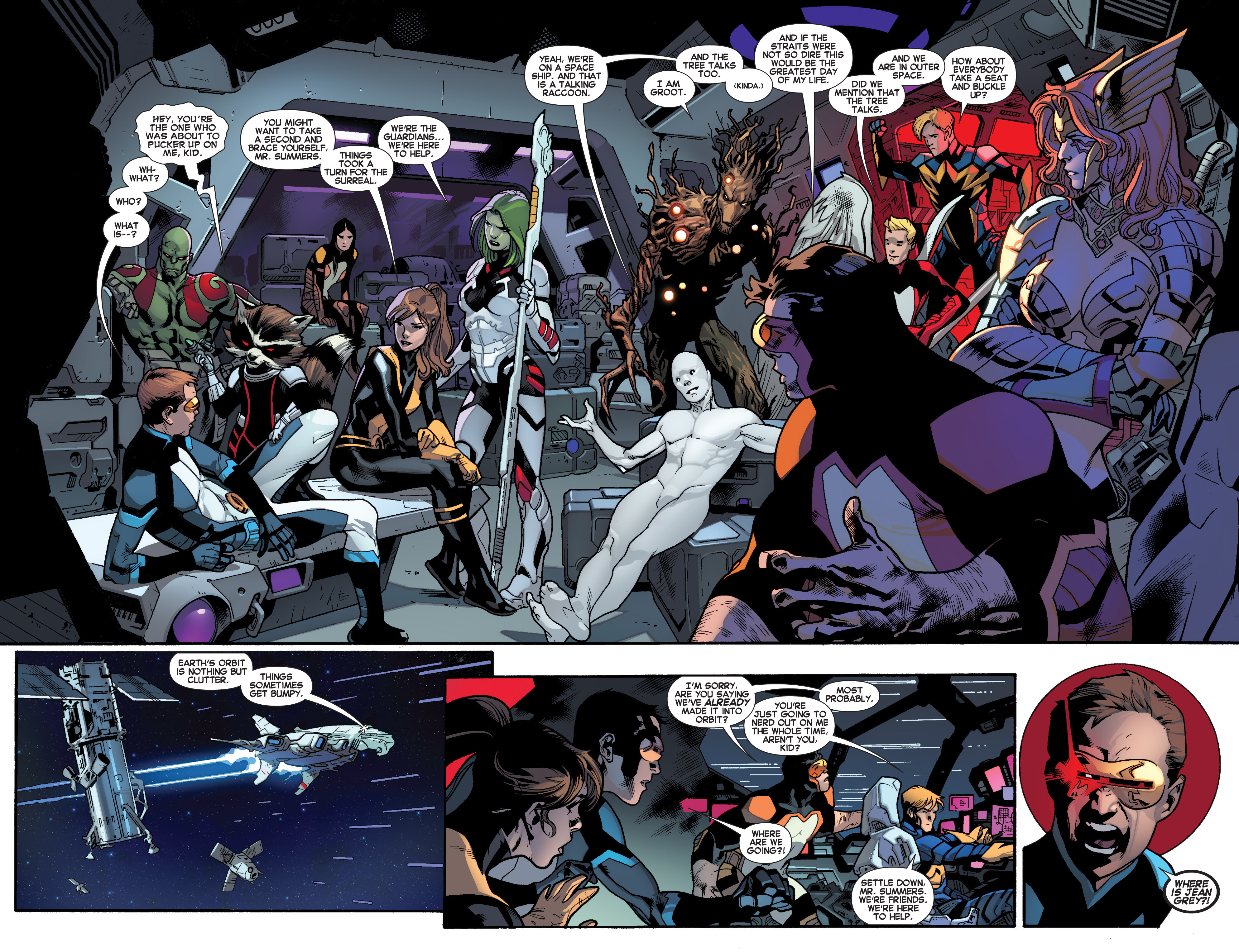 Read online Guardians of the Galaxy/All-New X-Men: The Trial of Jean Grey comic -  Issue # TPB - 44