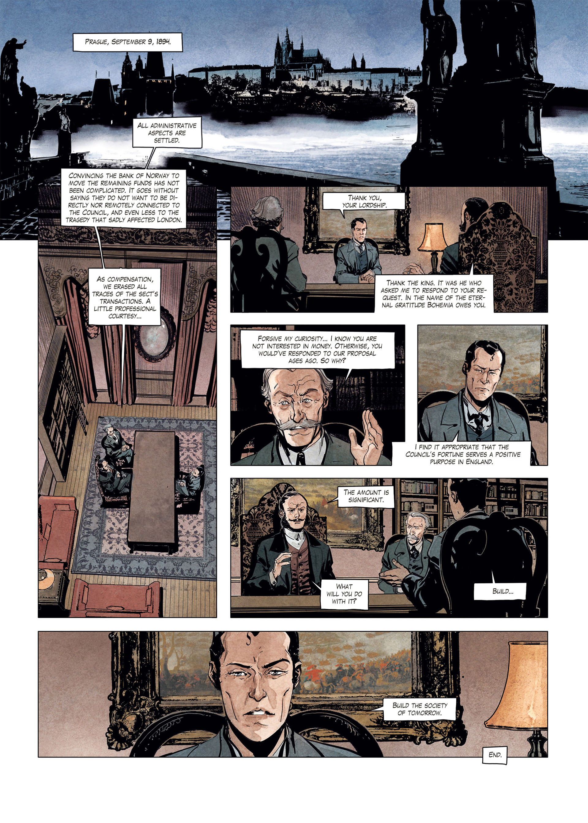 Read online Sherlock Holmes Society Tome 4 : Contamination comic -  Issue # Full - 54