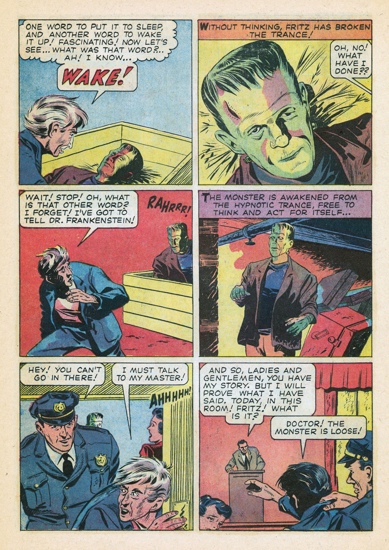 Read online Frankenstein (1964) comic -  Issue #1 - 30