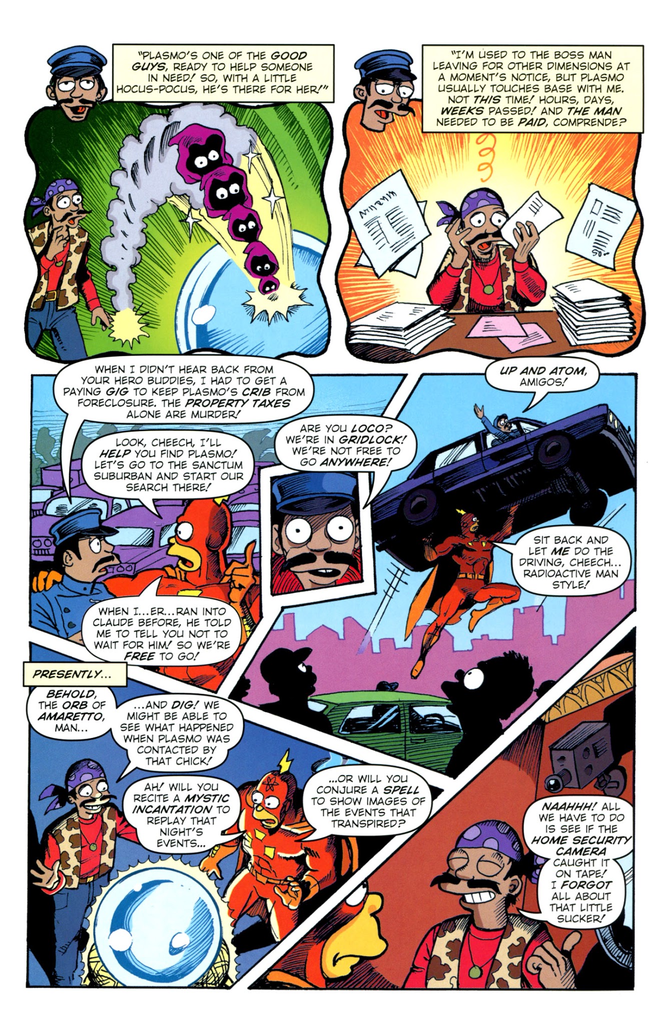 Read online Bongo Comics Presents Simpsons Super Spectacular comic -  Issue #15 - 18