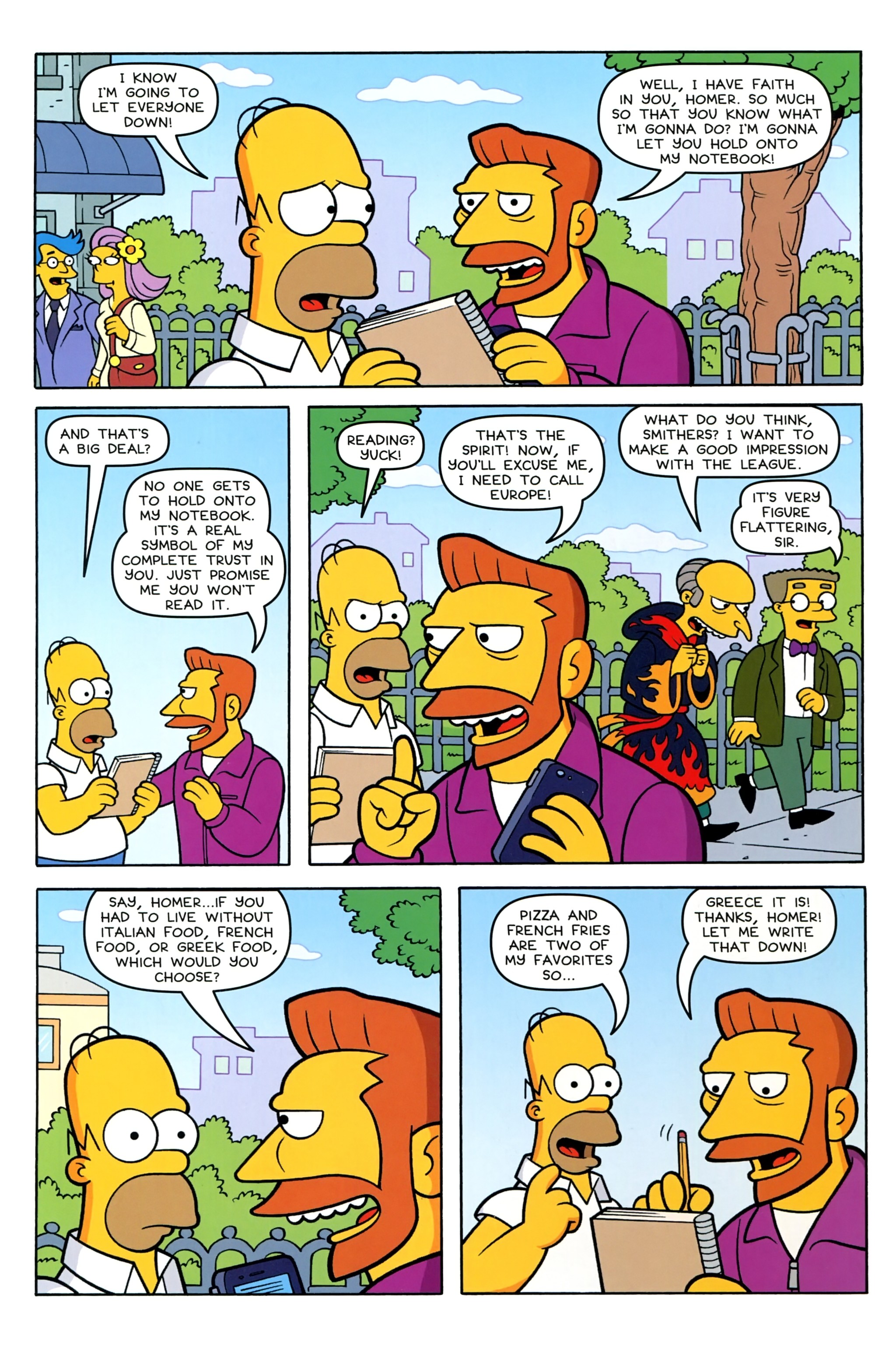 Read online Simpsons Comics comic -  Issue #243 - 17