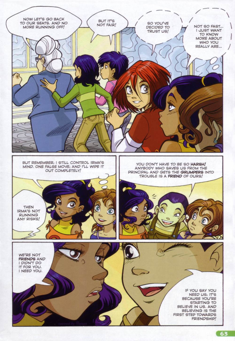 Read online W.i.t.c.h. comic -  Issue #67 - 54