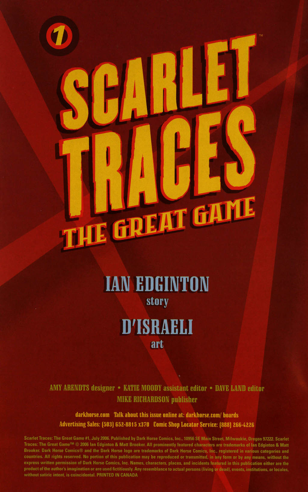 Read online Scarlet Traces: The Great Game comic -  Issue #1 - 2