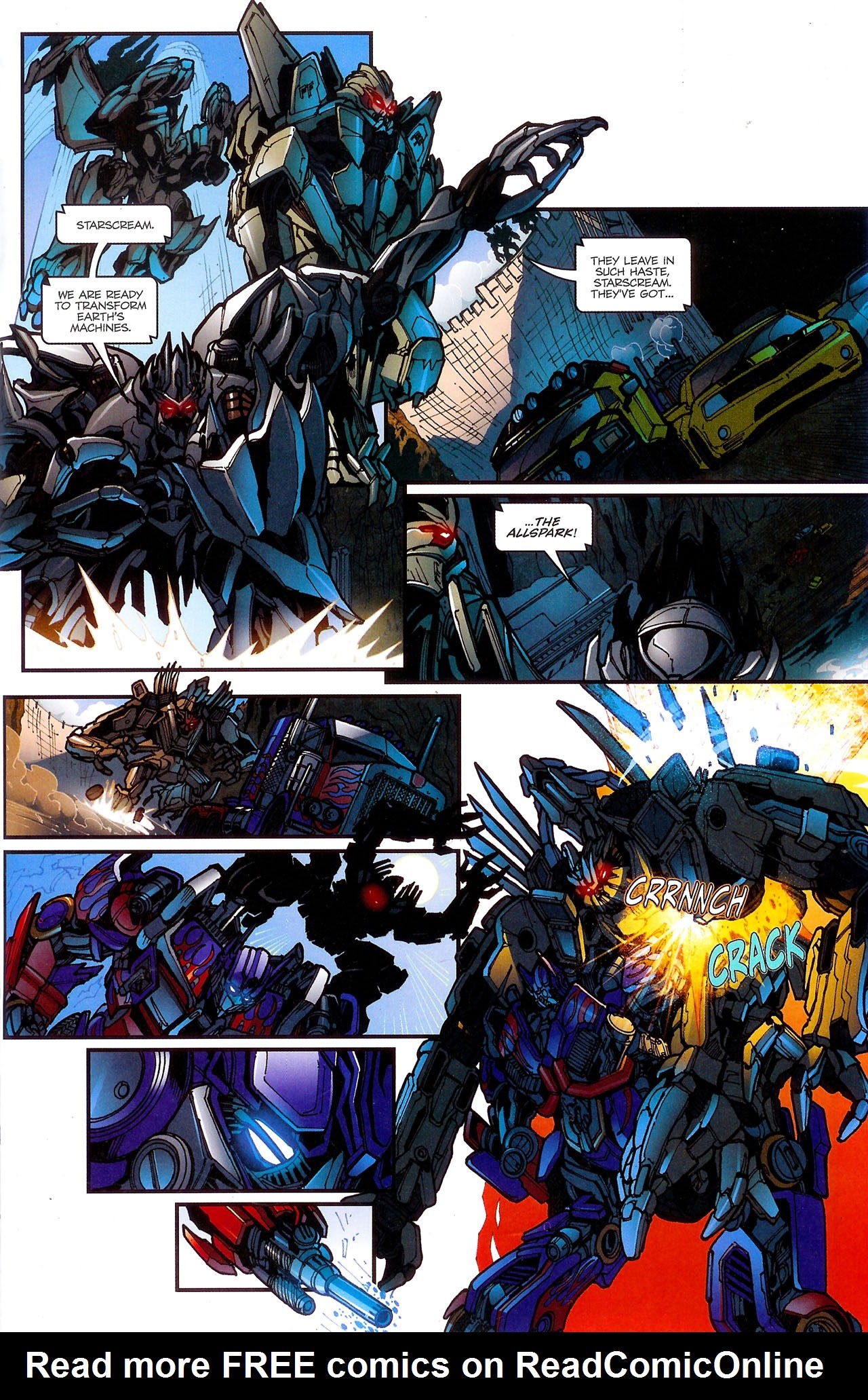 Read online Transformers: The Movie Adaptation comic -  Issue #4 - 9