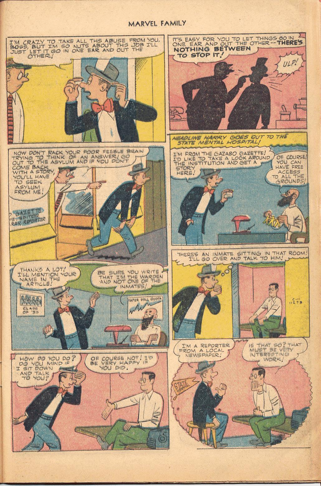 Read online The Marvel Family comic -  Issue #81 - 13