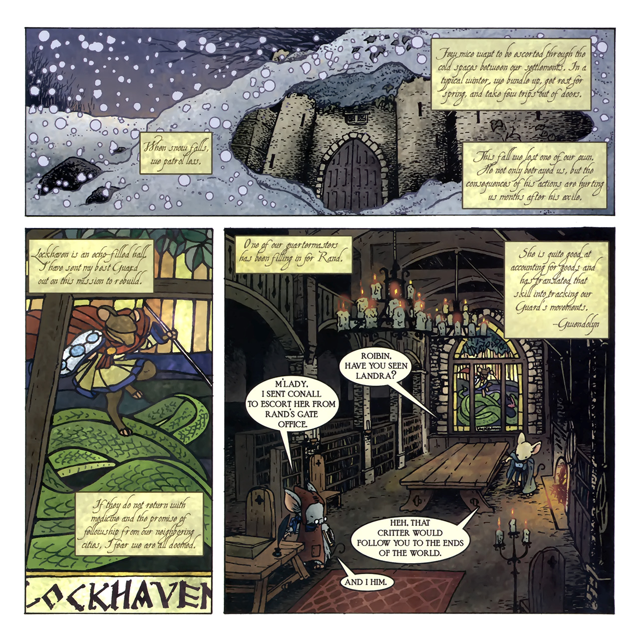 Read online Mouse Guard: Winter 1152 comic -  Issue #1 - 19