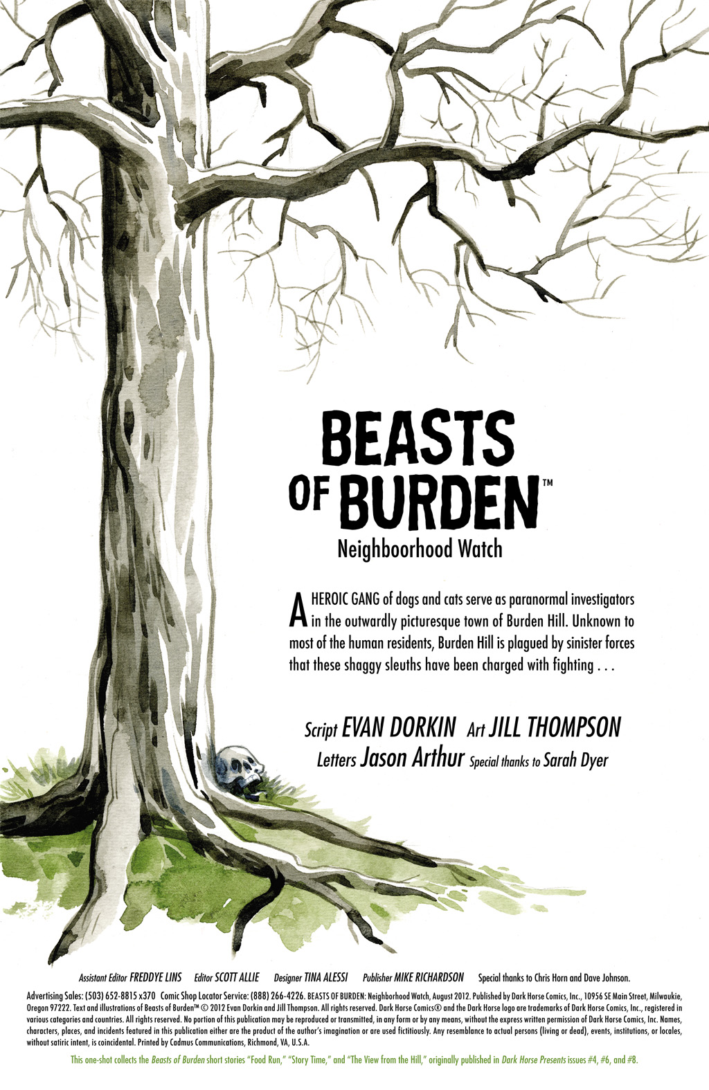 Read online Beasts of Burden: Neighborhood Watch comic -  Issue # Full - 2