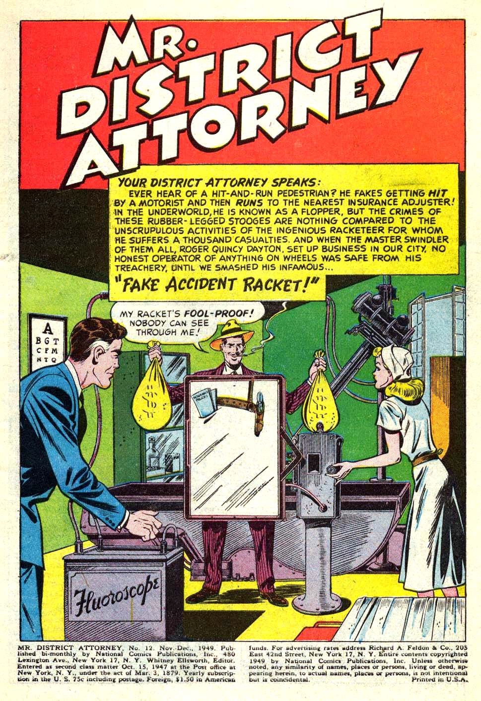 Read online Mr. District Attorney comic -  Issue #12 - 3
