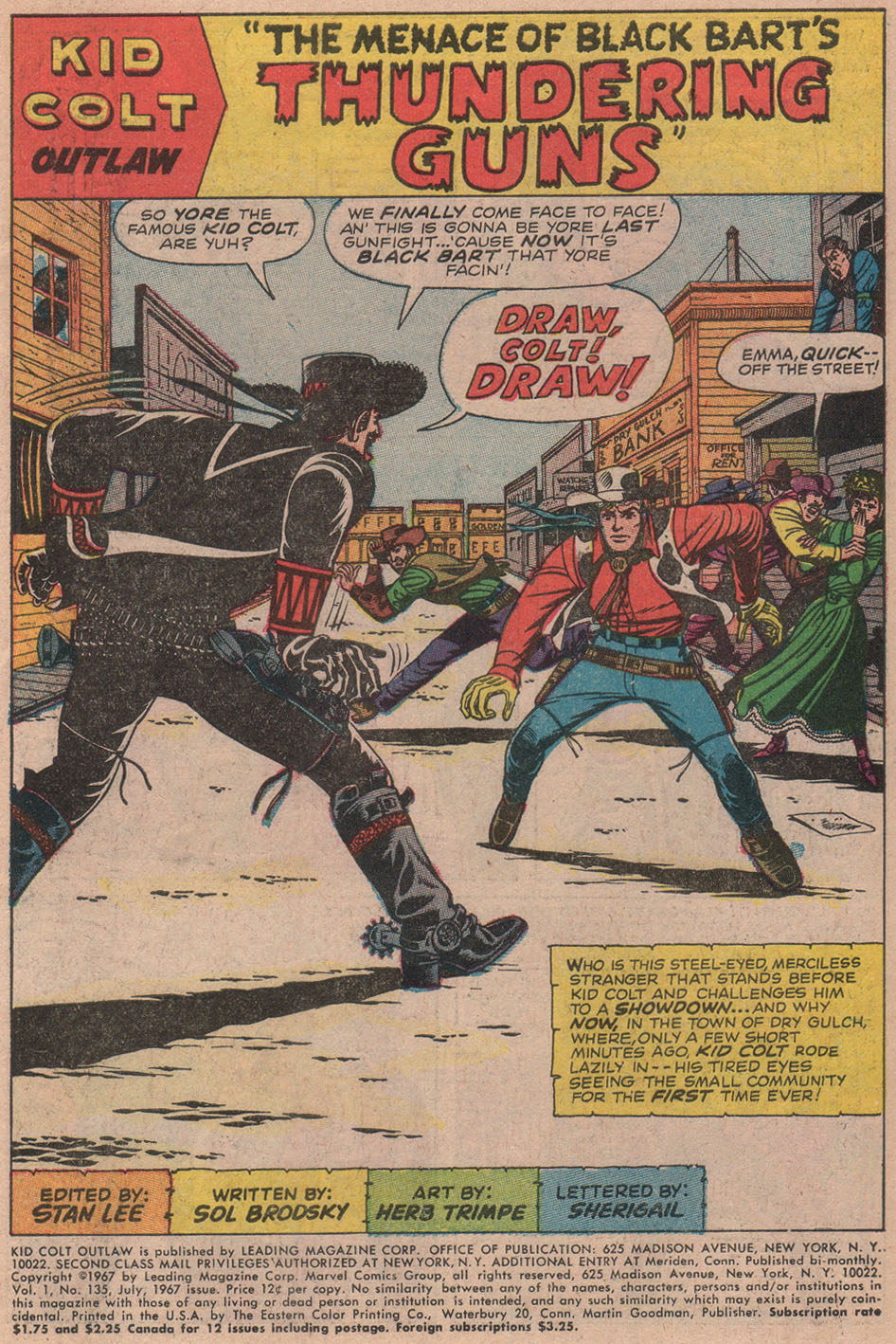 Read online Kid Colt Outlaw comic -  Issue #135 - 3