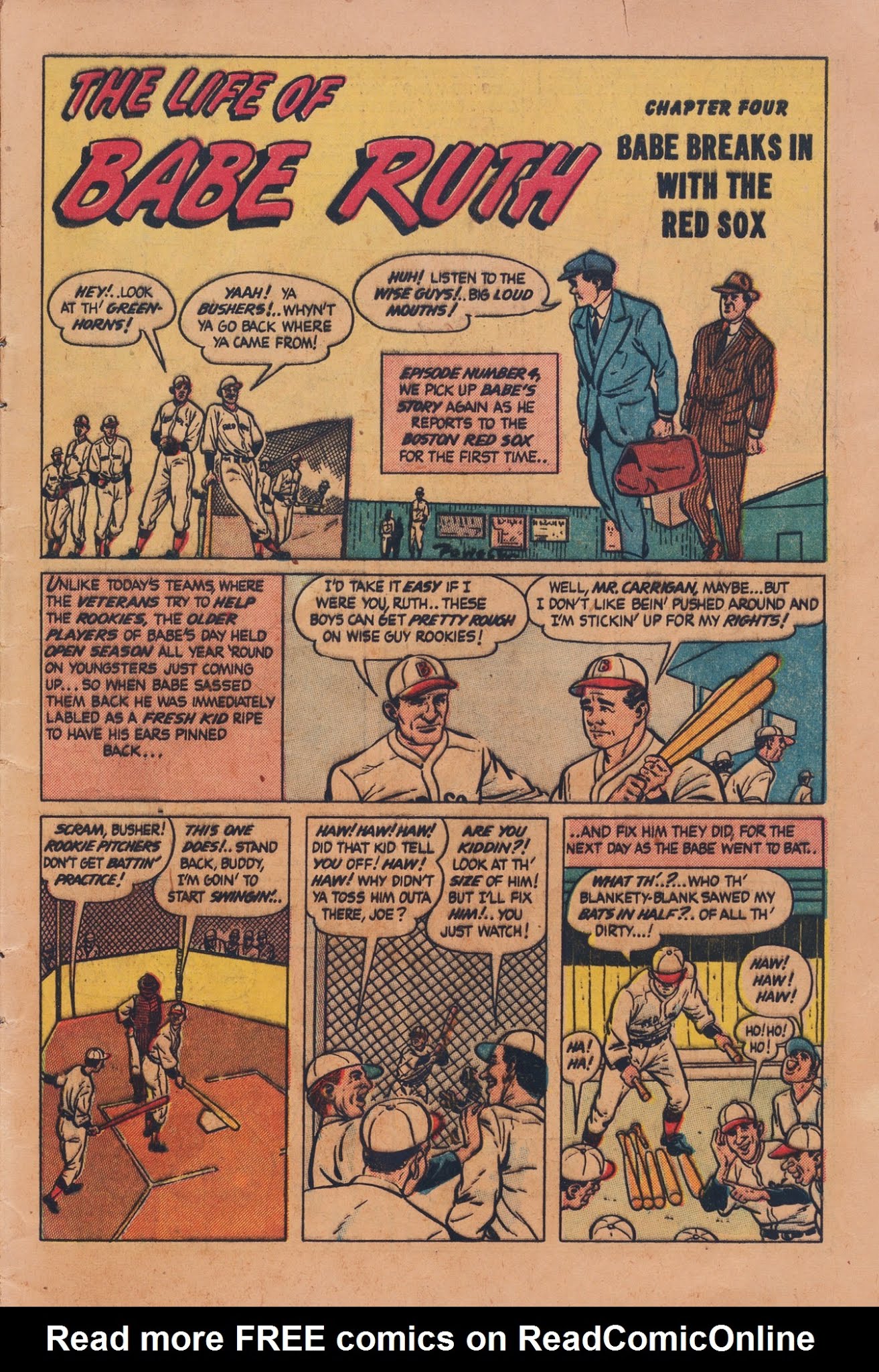 Read online Babe Ruth Sports Comics comic -  Issue #4 - 5