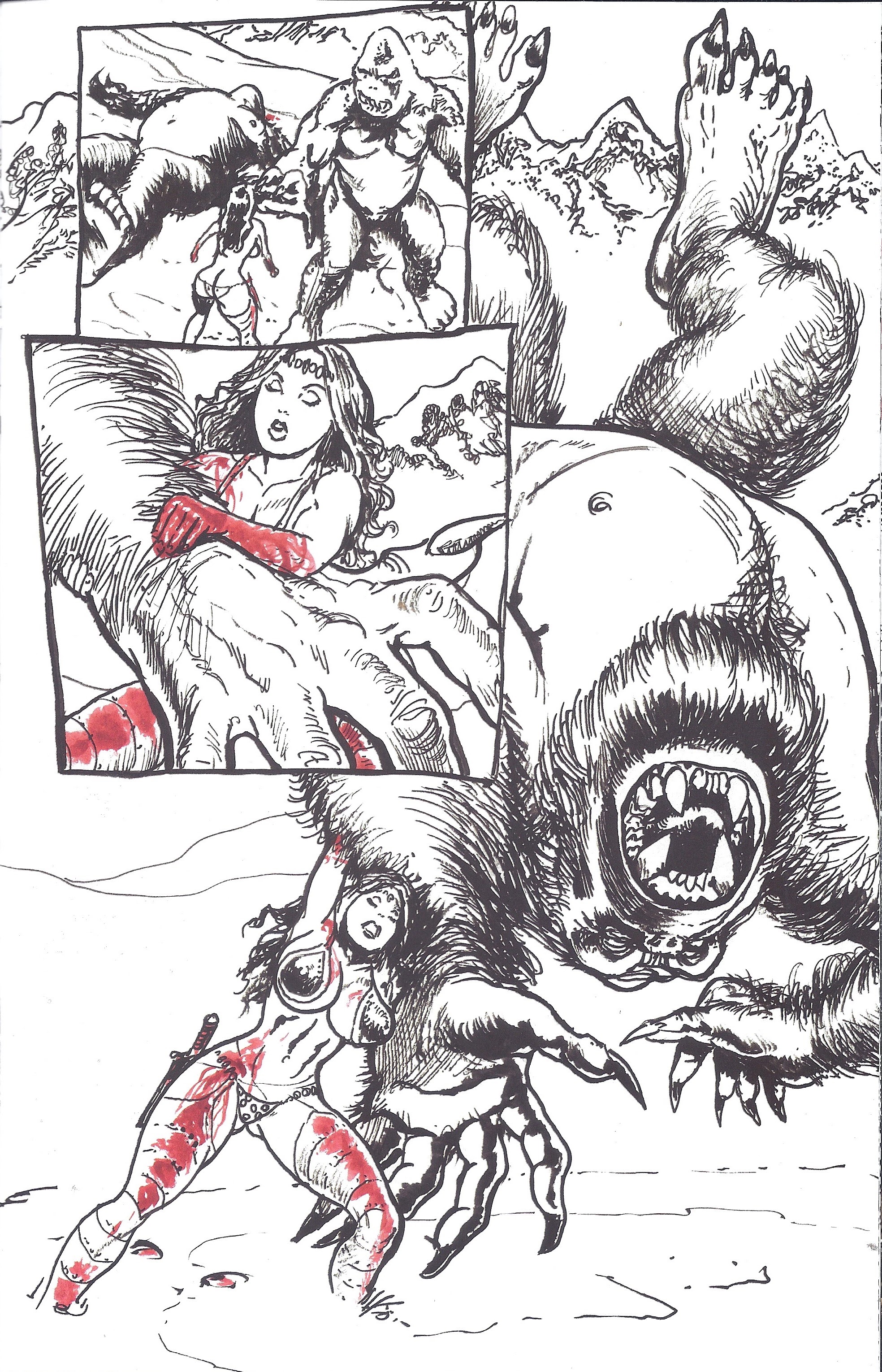 Read online Cavewoman: Freakin' Yetis comic -  Issue # Full - 19