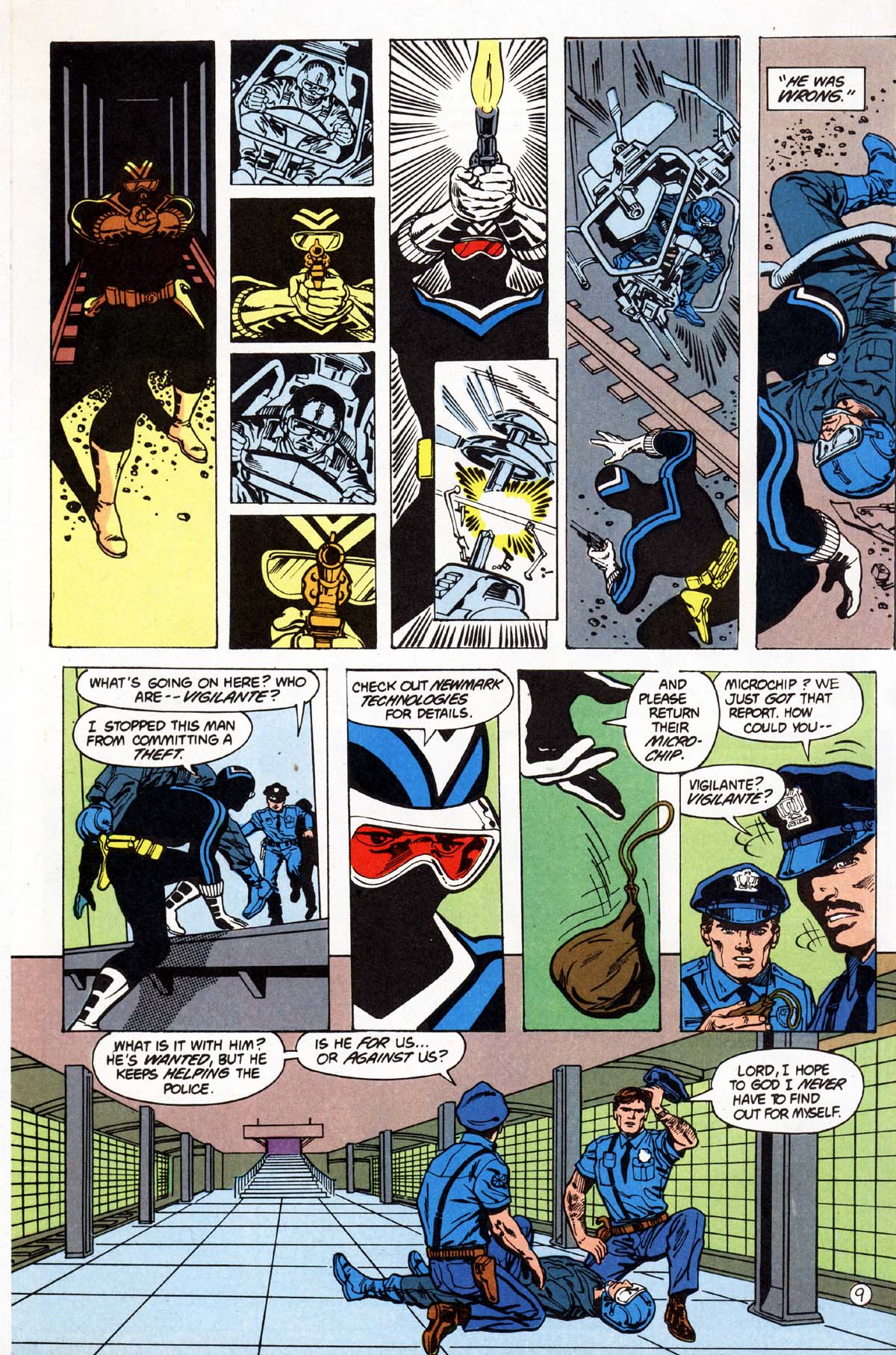 Read online Vigilante (1983) comic -  Issue #8 - 10