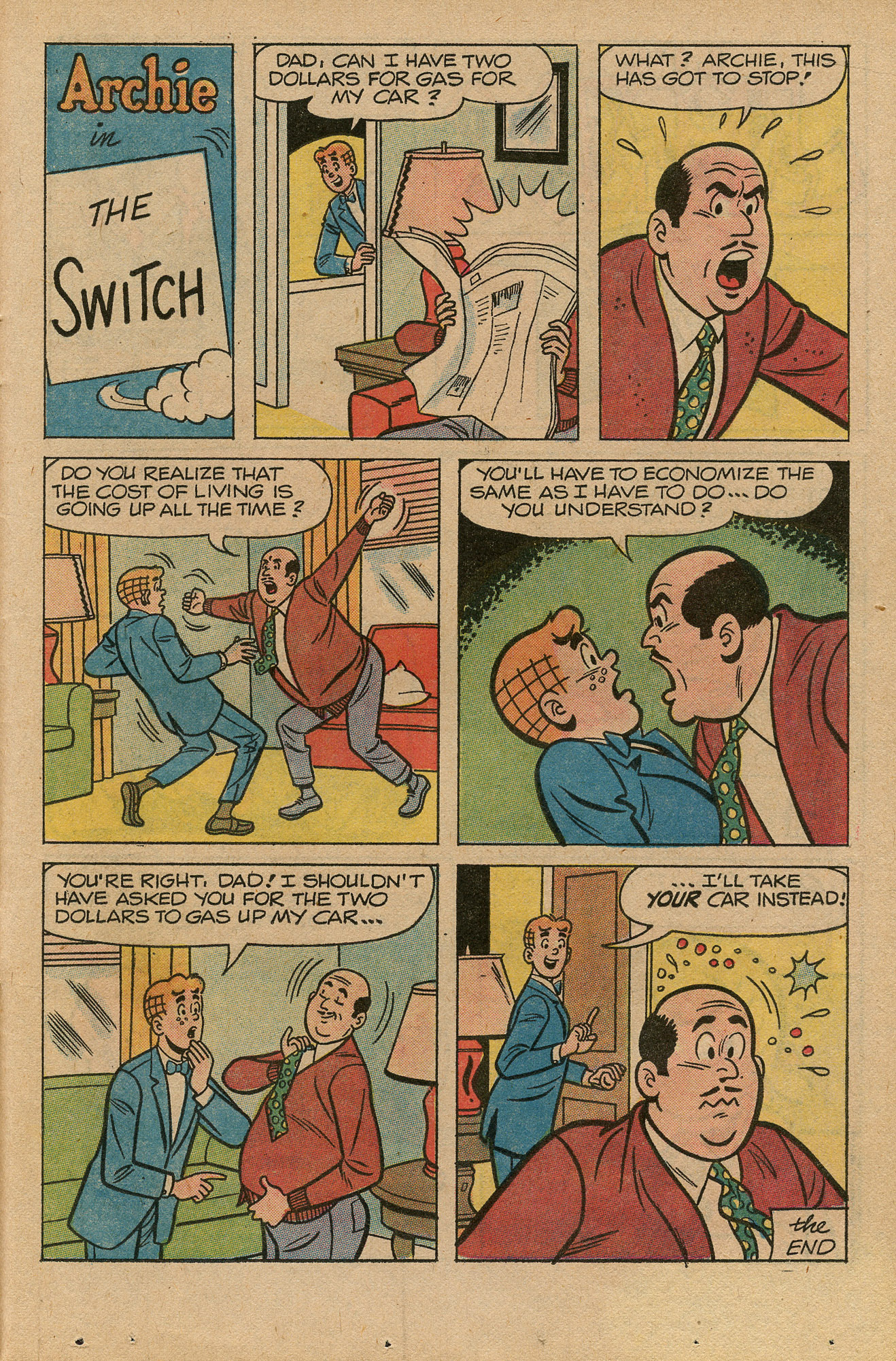 Read online Archie's TV Laugh-Out comic -  Issue #12 - 35